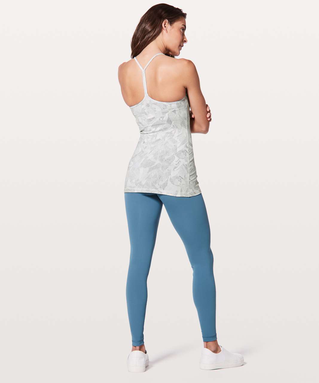 Lululemon Power Pose Tank *Light Support For A/B Cup - Jasmine White Multi / Alpine White