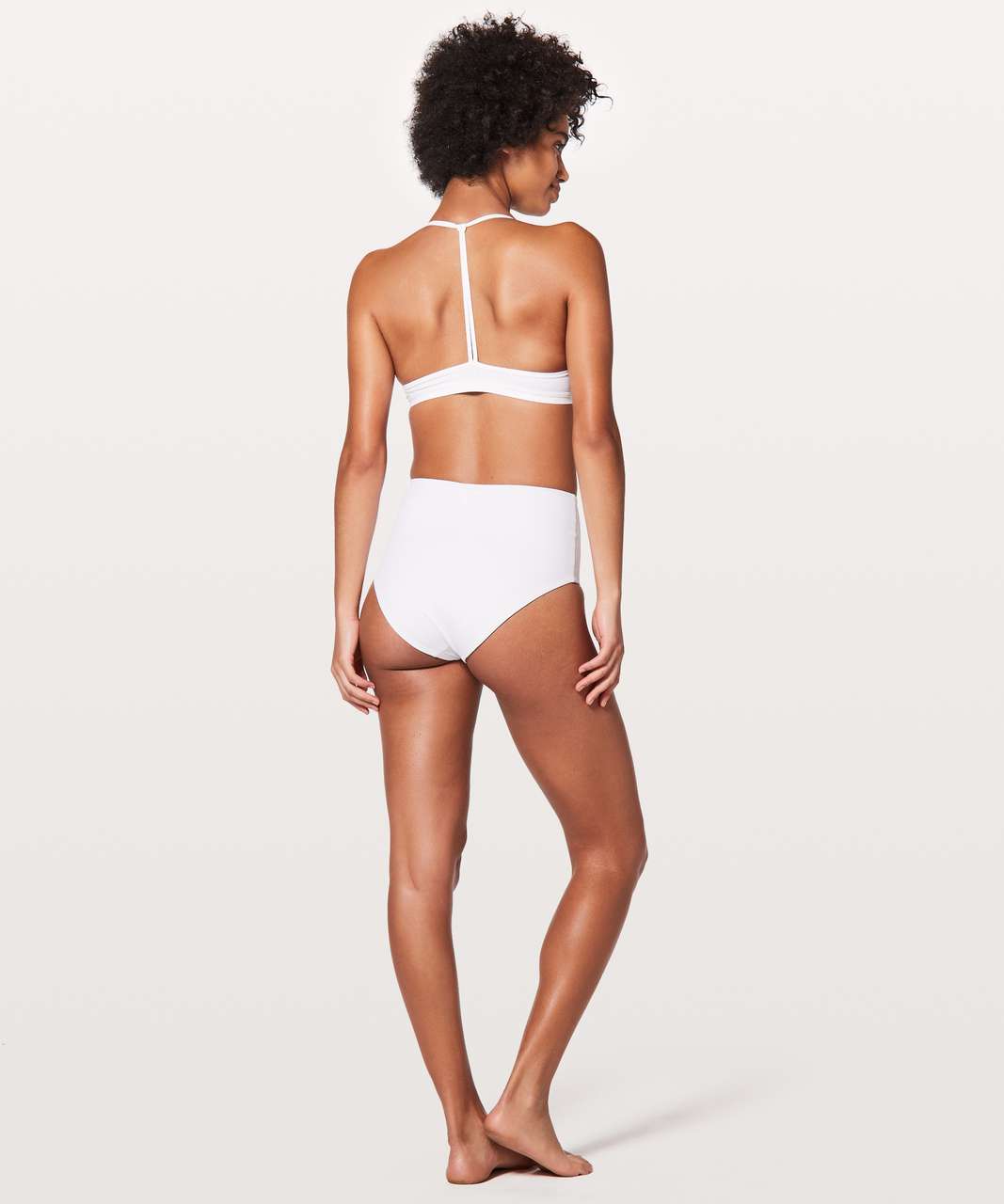 Lululemon Deep Sea High Waist Bottom - White (First Release)