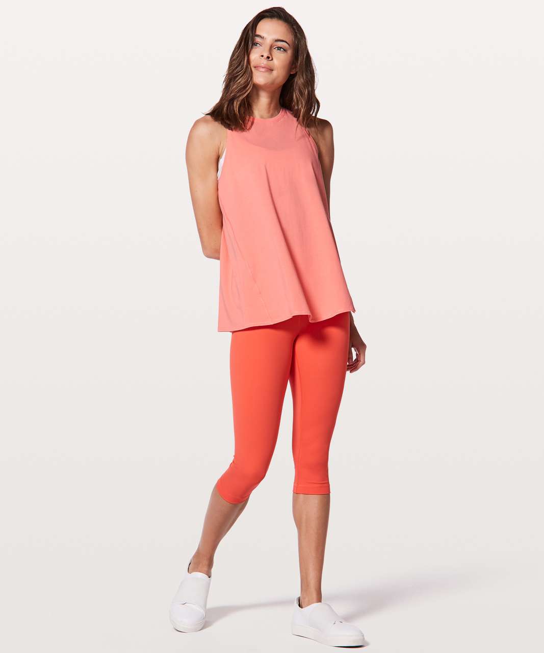 Lululemon All Tied Up Tank - Light Coral