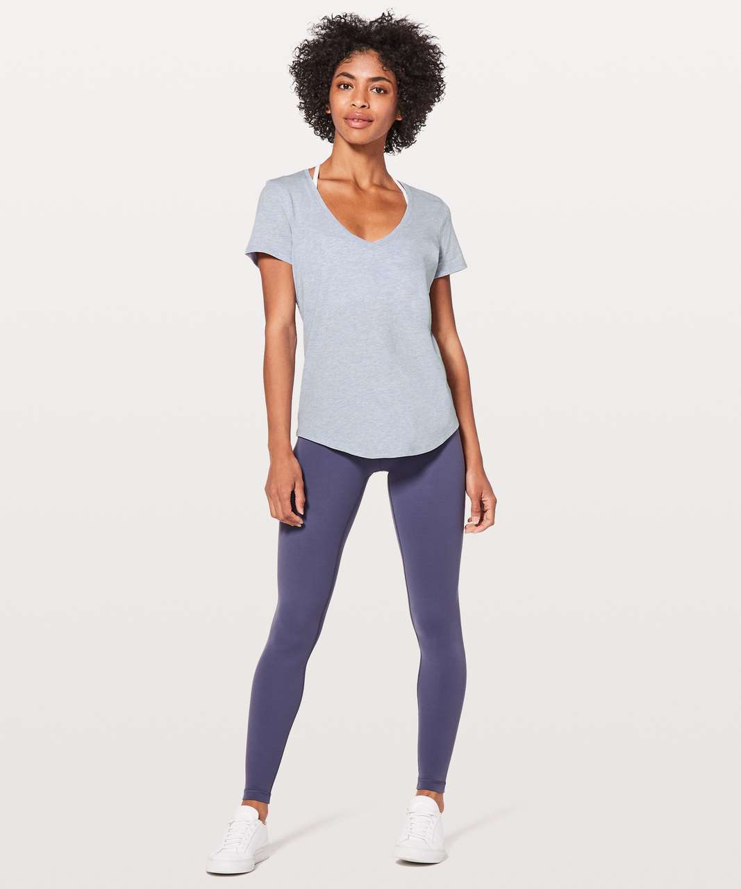 Lululemon Love Tee V - Heathered Berry Mist