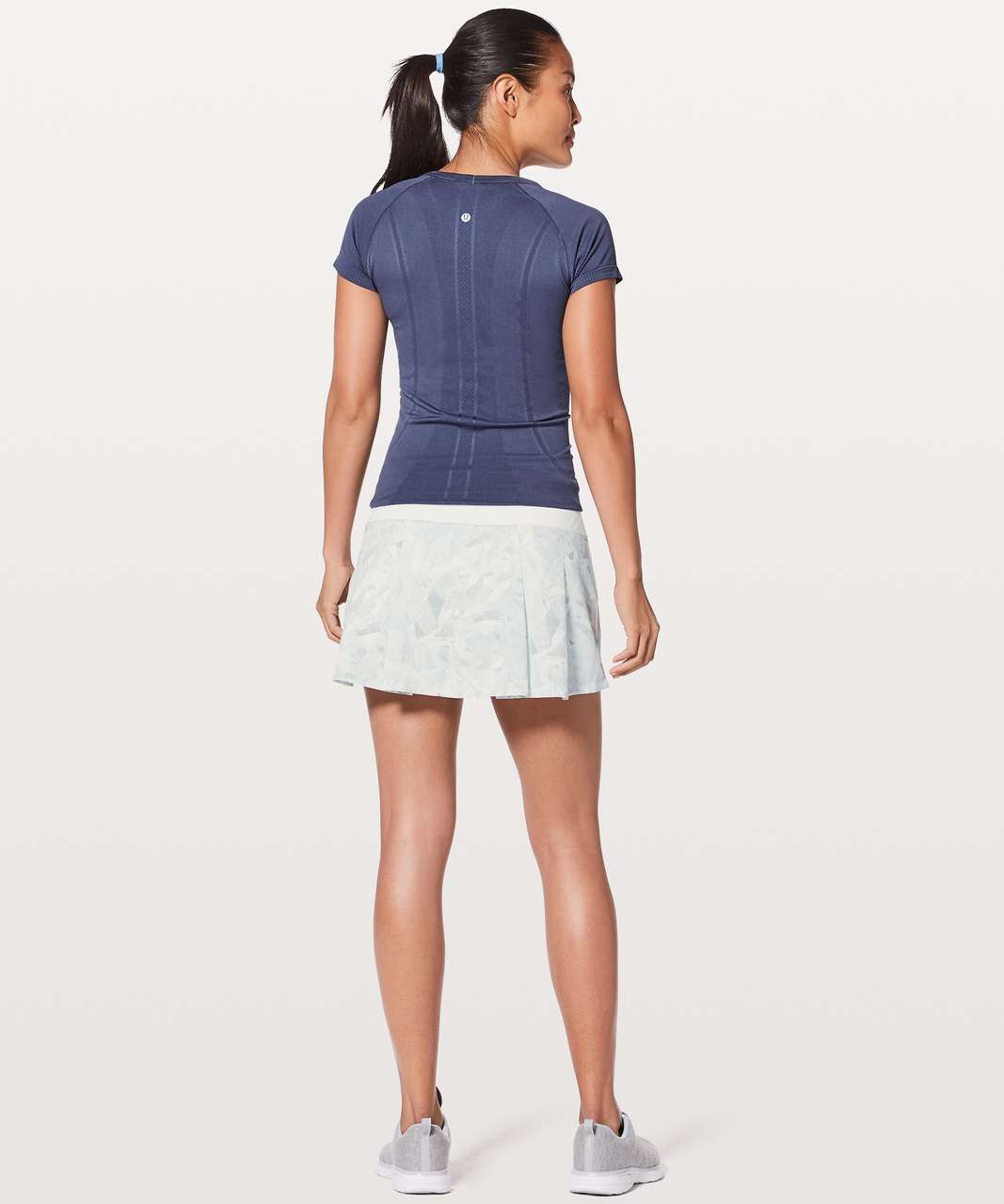 Lululemon Pace Rival Skirt (Regular) *No Panels - Jasmine White Multi / White