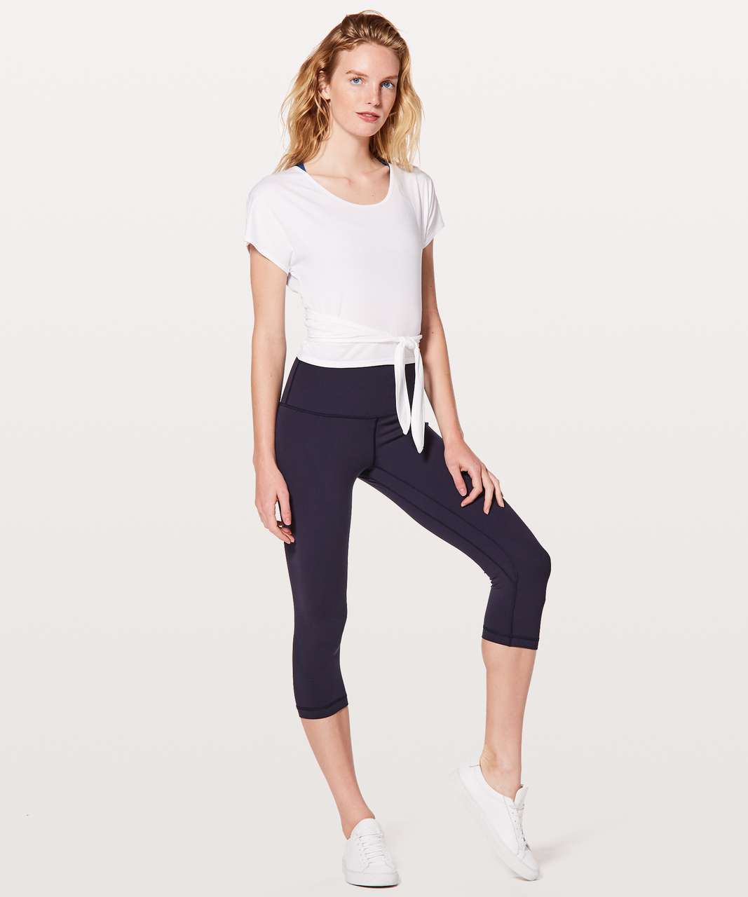 lululemon tie front tee