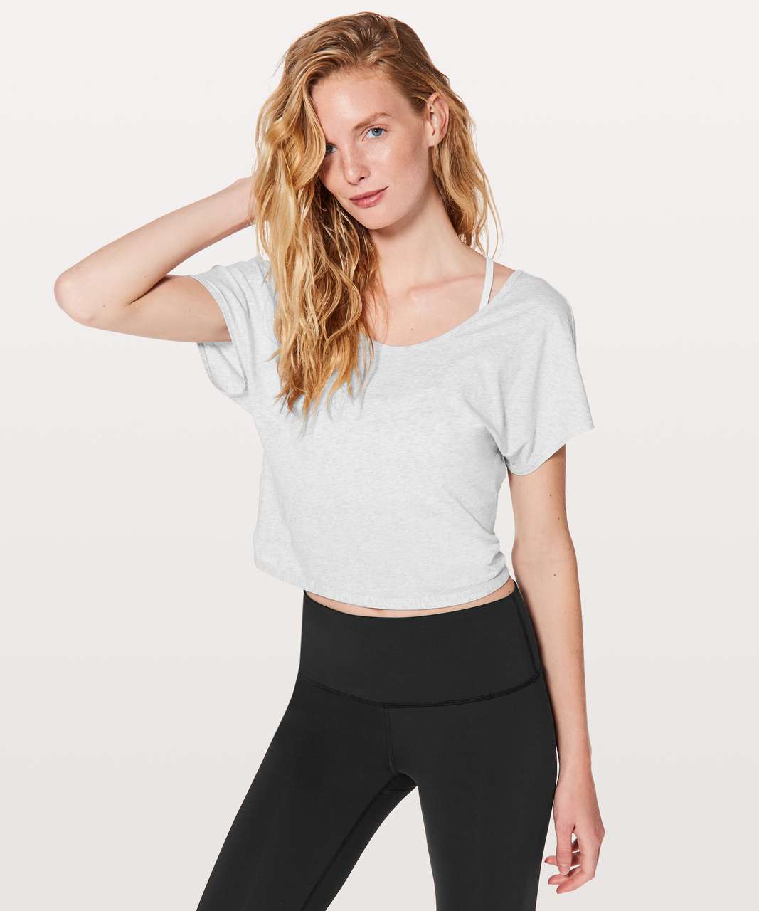 Lululemon Its A Tie Tee - Heathered Core Ultra Light Grey