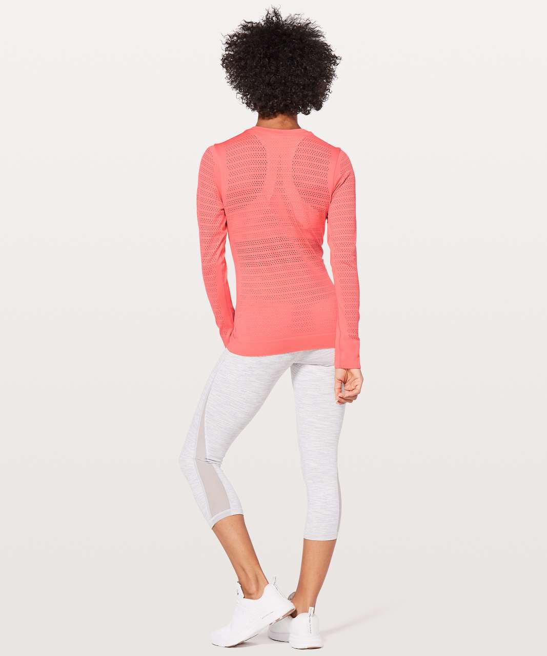 Lululemon Breeze By Long Sleeve *Squad - Light Coral / Light Coral