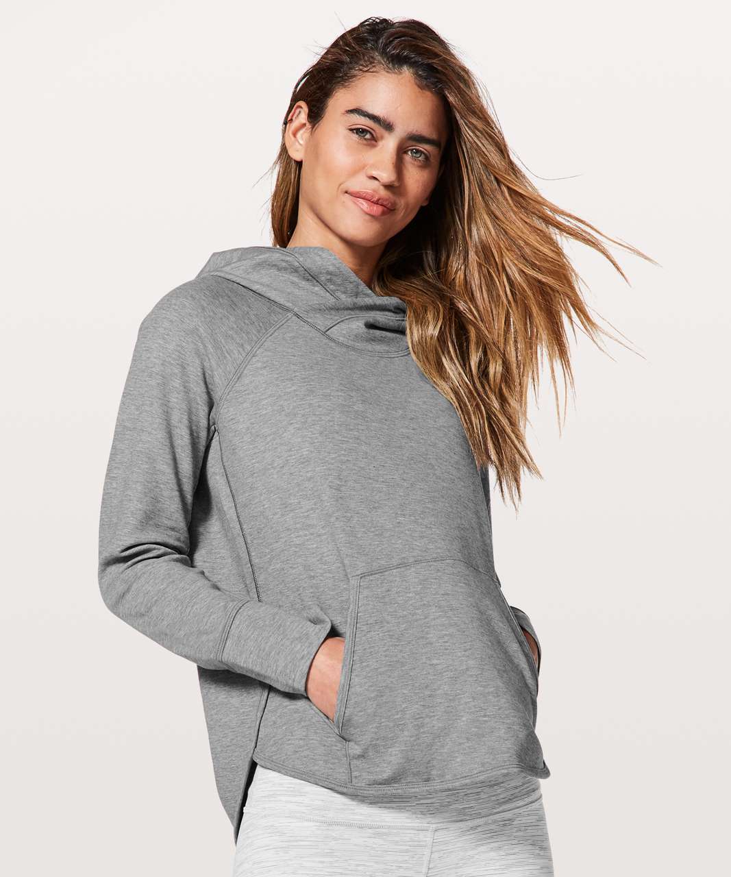 grey bleached hoodie