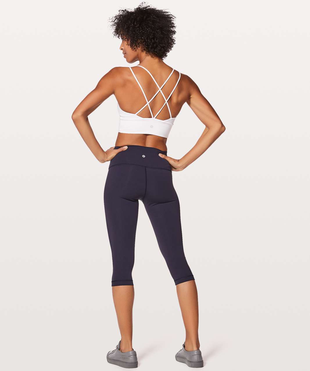 Lululemon Pushing Limits Bra - White - lulu fanatics