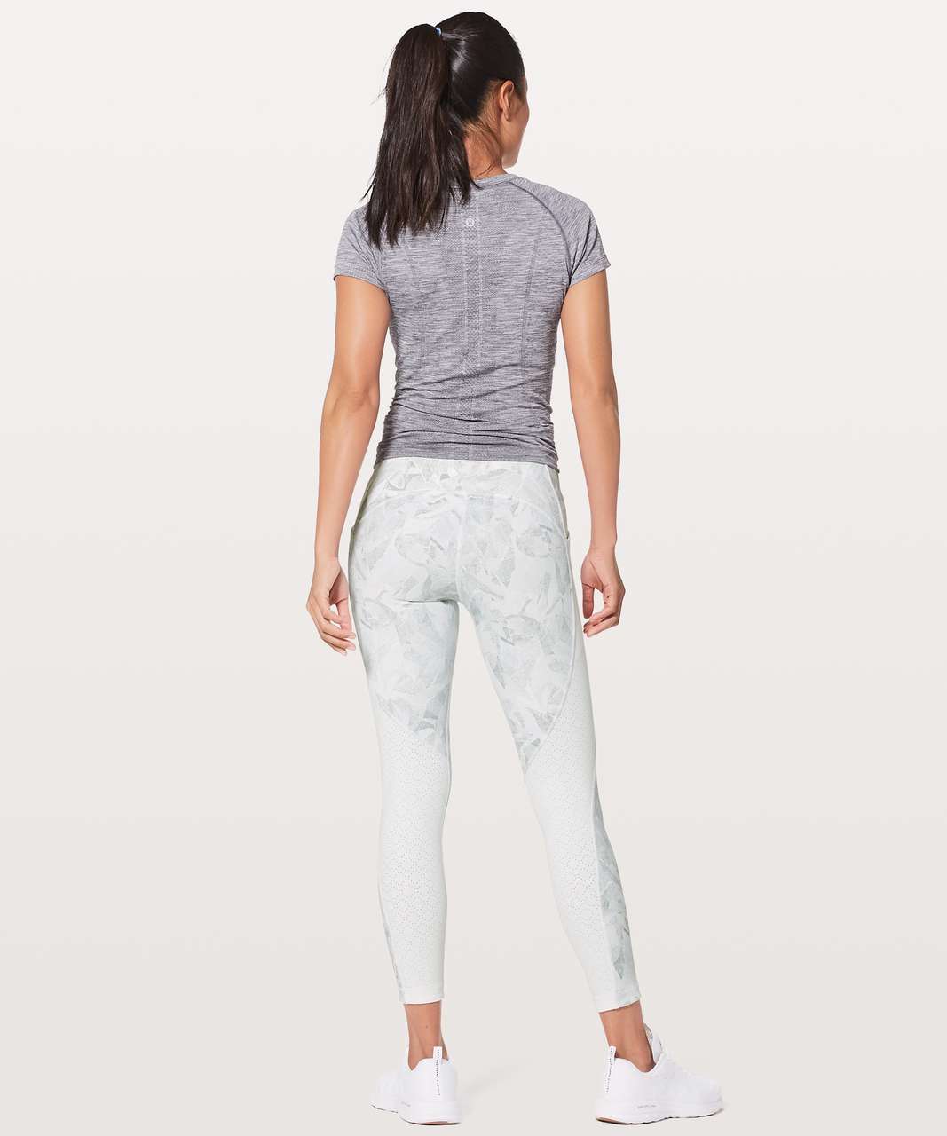 Lululemon Breezy Dot Tight *25" - Jasmine White Multi / White