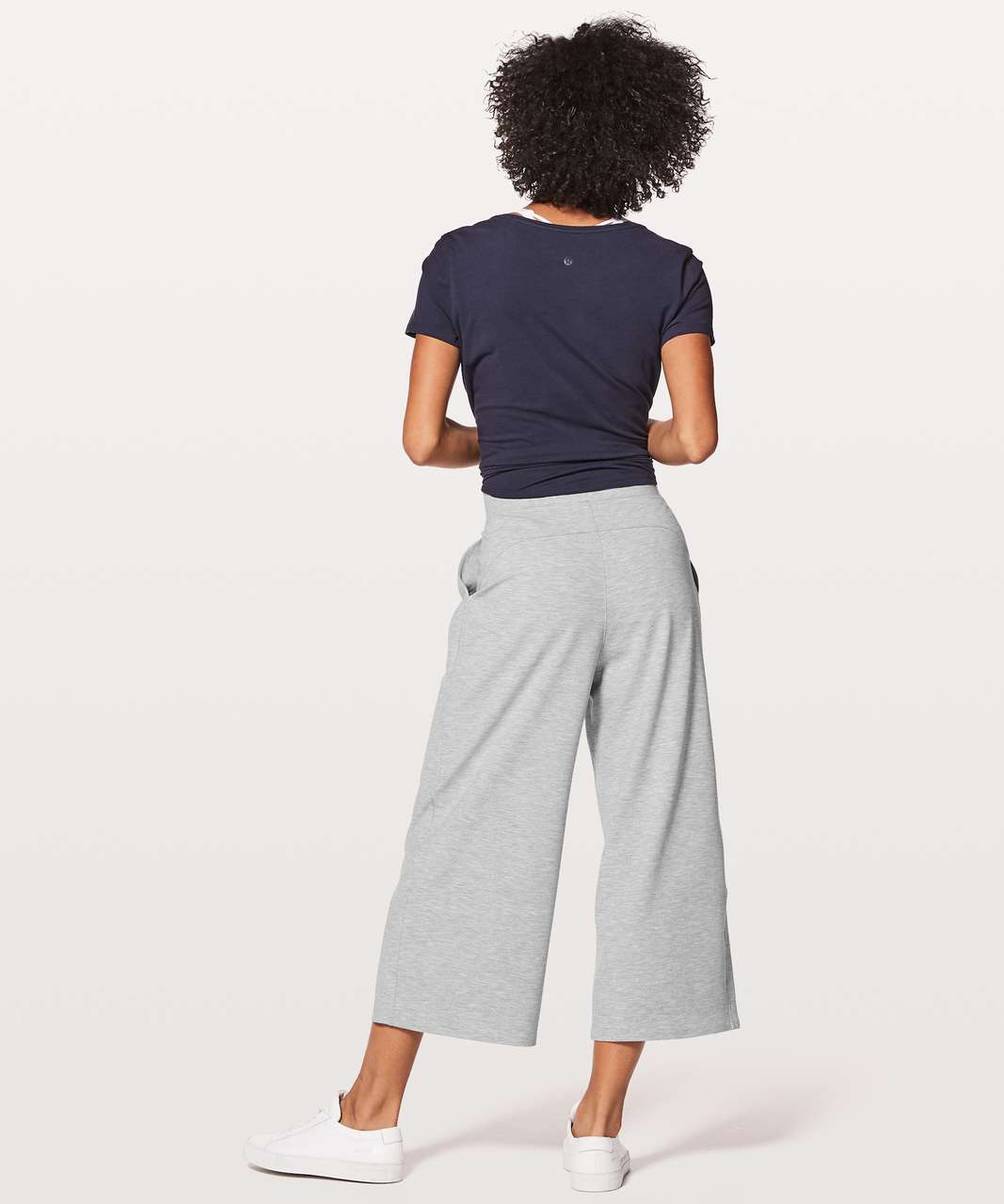 Lululemon Can You Feel The Pleat Crop *21" - Heathered Power Grey