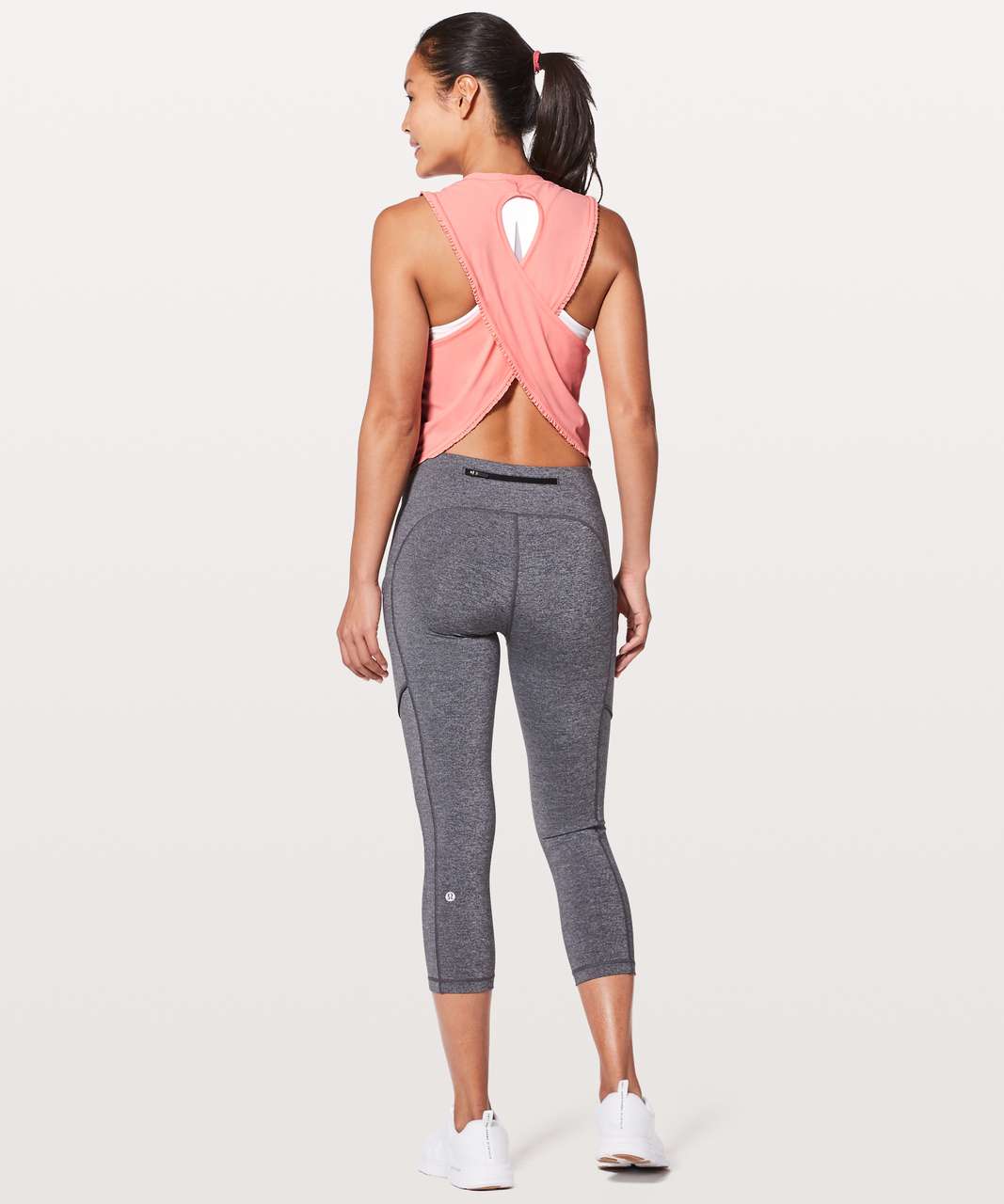 Lululemon Fast As Light Tank *Frilled - Light Coral