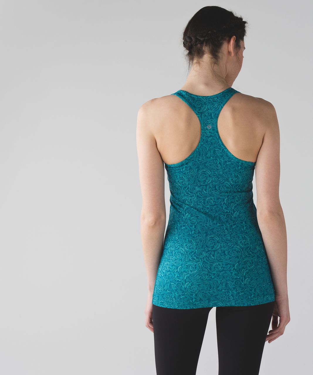 Lululemon Cool Racerback - Foli Manifesto Bali Breeze Tofino Teal