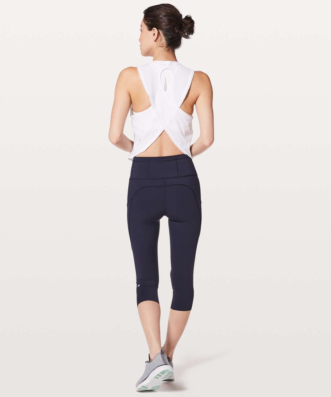 Lululemon Fast As Light Tank *Frilled - White