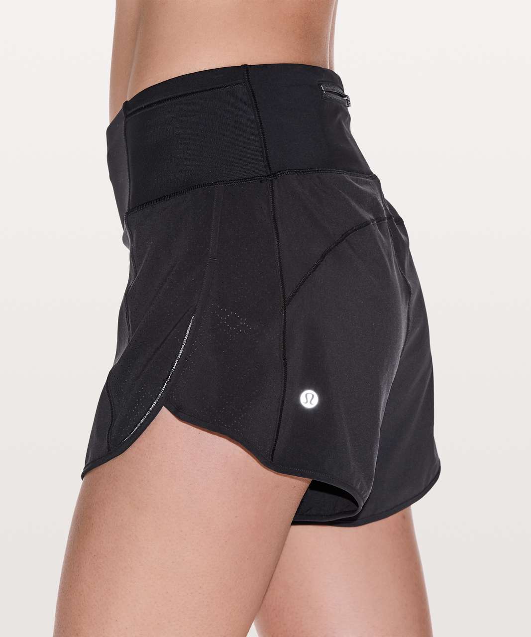 Lululemon Real Quick Short *Perforated 3.5" - Black