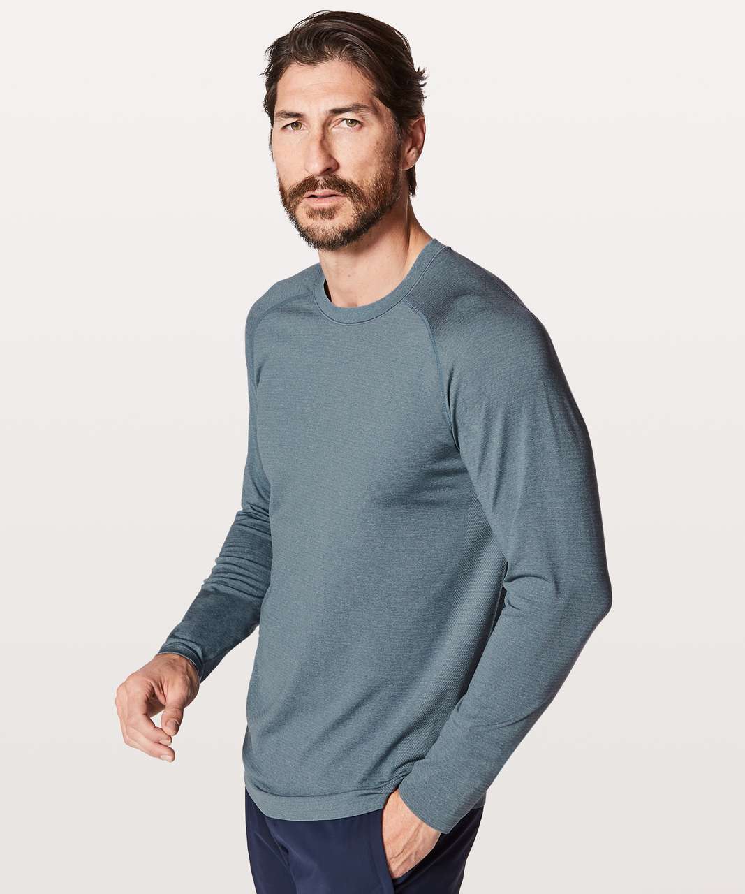 Lululemon Athletica Lululemon Mens Metal Vent Tech Long Sleeve Shirt(Deep  Coal, S) at  Men's Clothing store