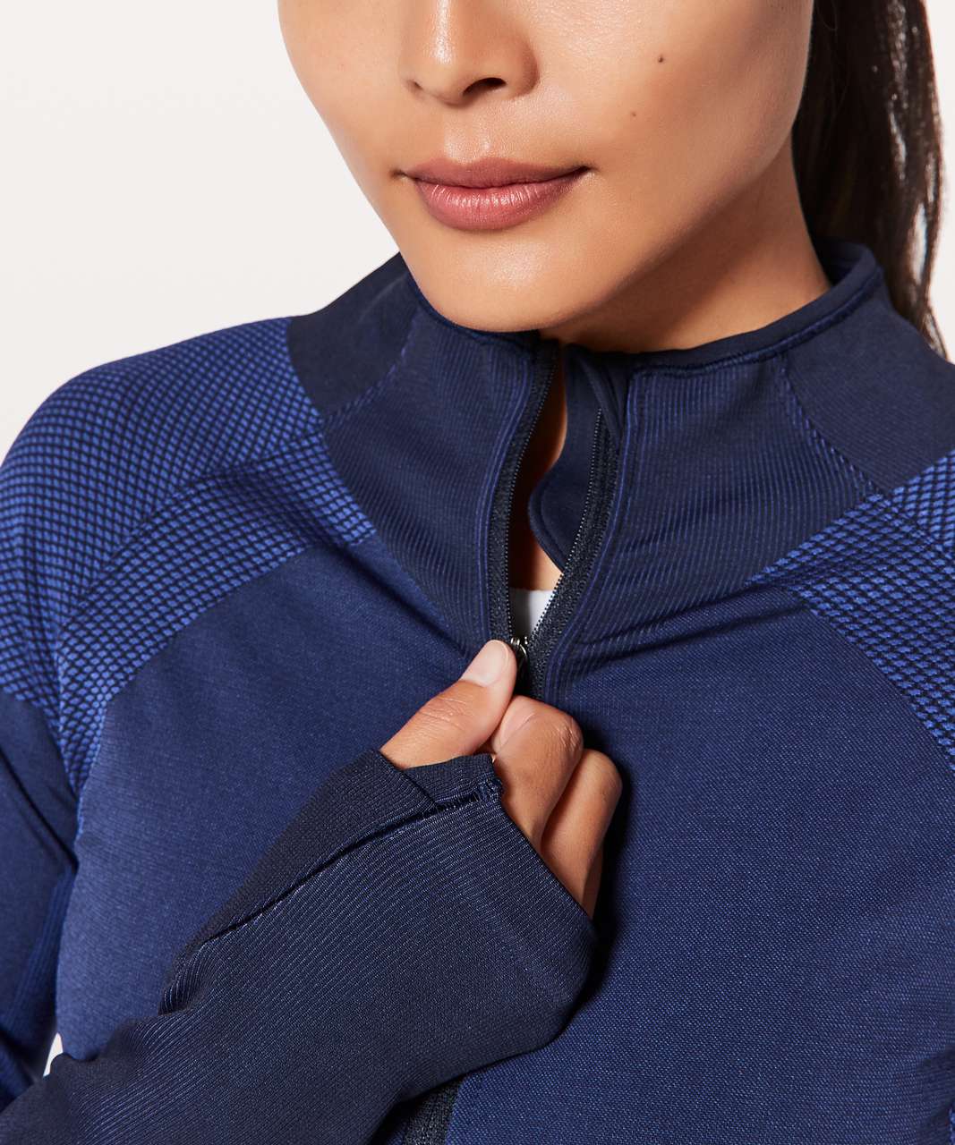 Lululemon Ready To Run Jacket Pinpoint - Midnight Navy / Moroccan Blue