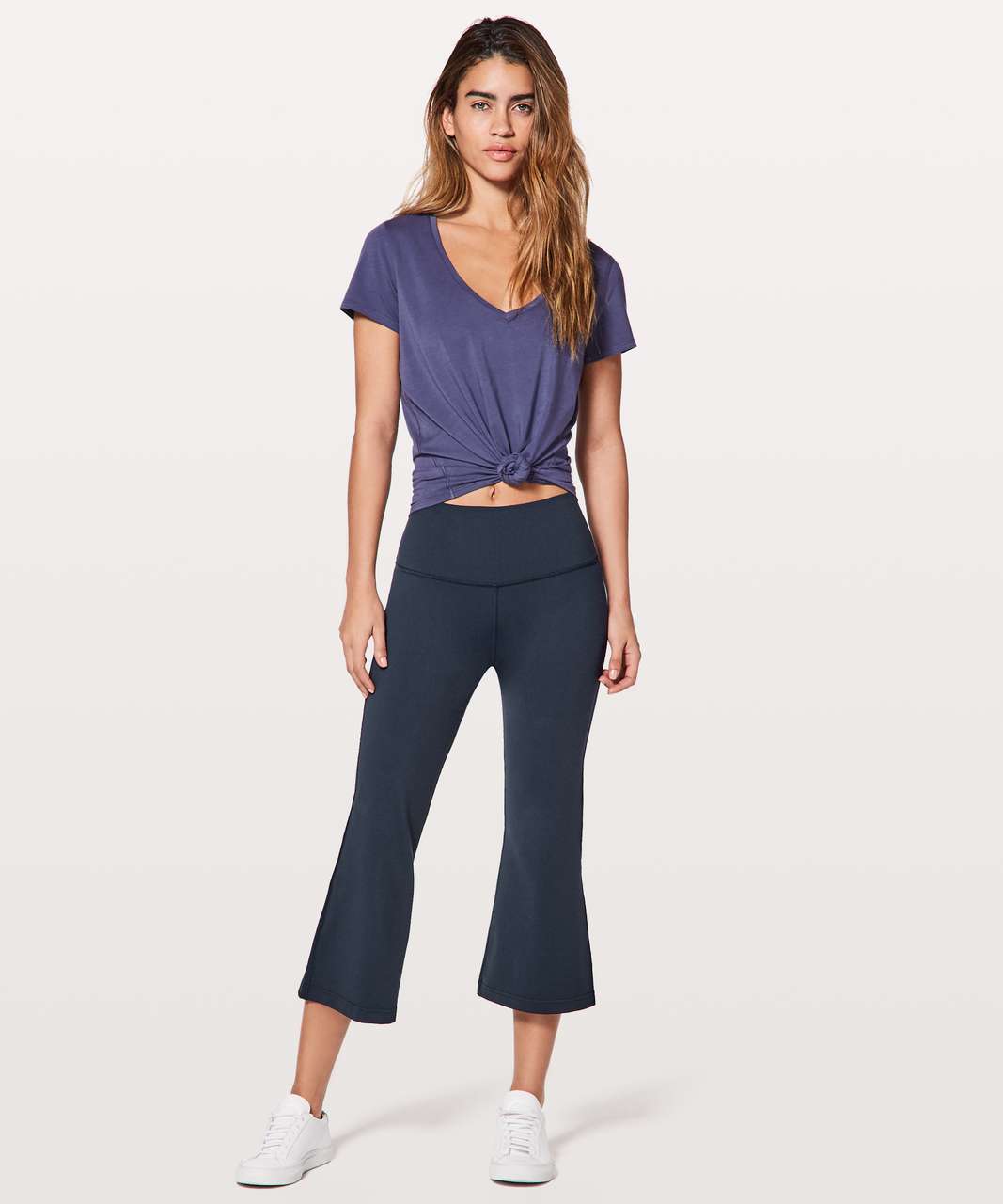 Lululemon Groove Super-High-Rise Flared Pant Nulu *Regular - Dark Forest -  lulu fanatics