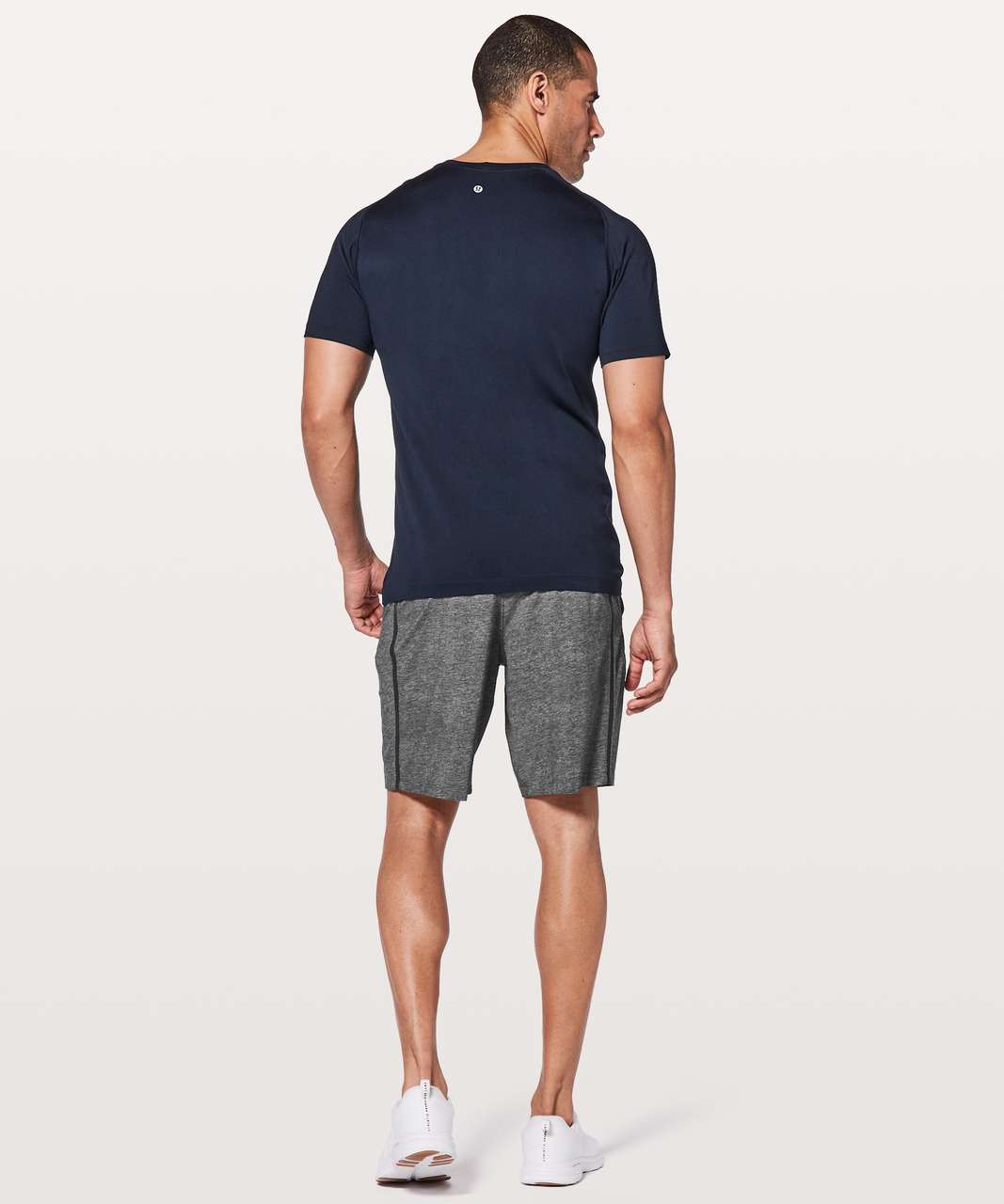 lululemon Pace Breaker Short 7 - Heathered Texture Grey Deep Coal, undefined