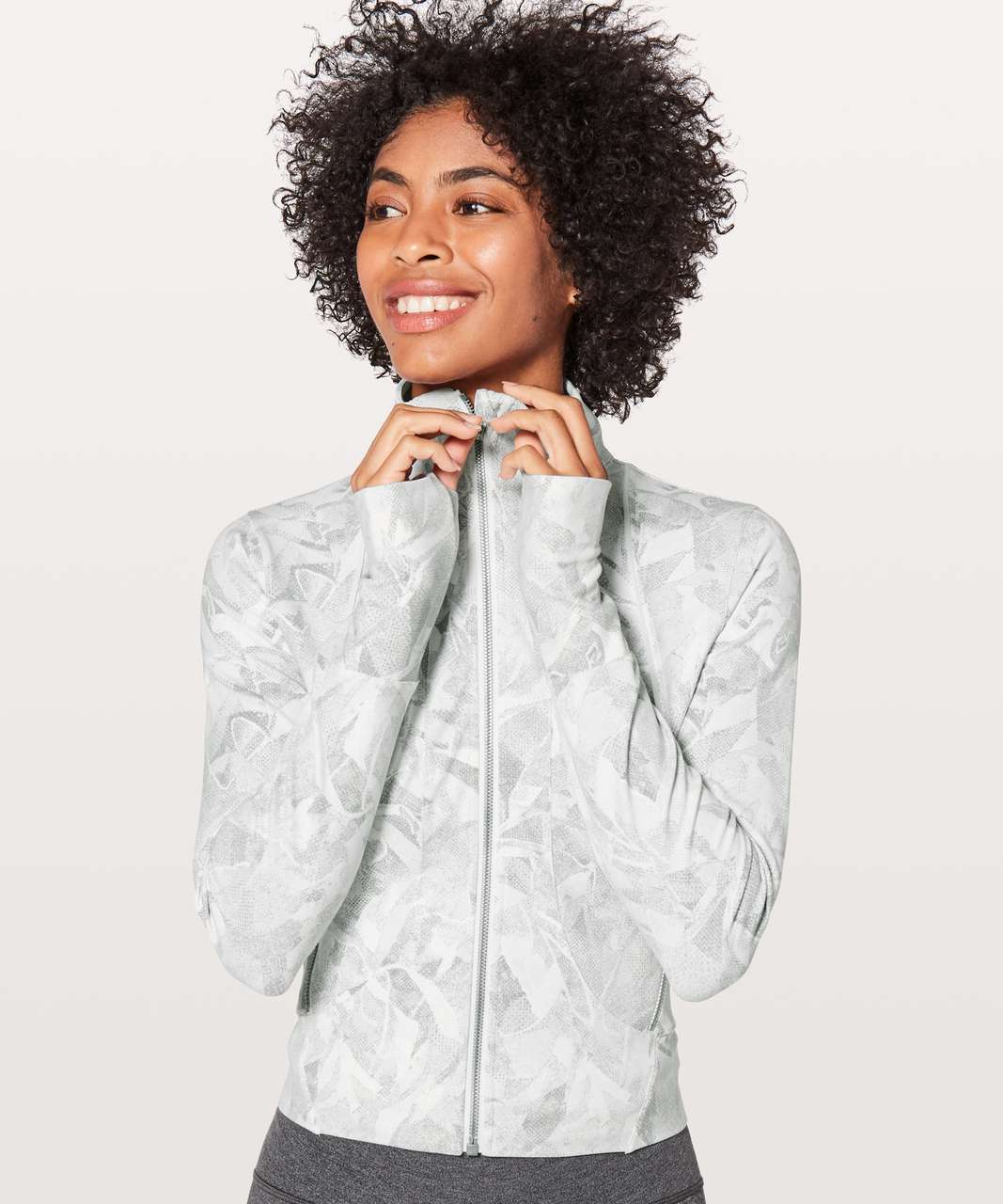 Lululemon Full Freedom Jacket - Jasmine White Multi / White