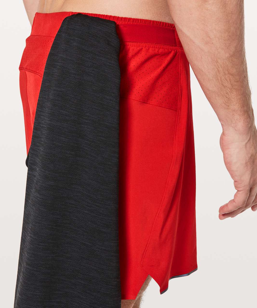 Lululemon Surge Lined Short 4 - Sport Red - lulu fanatics