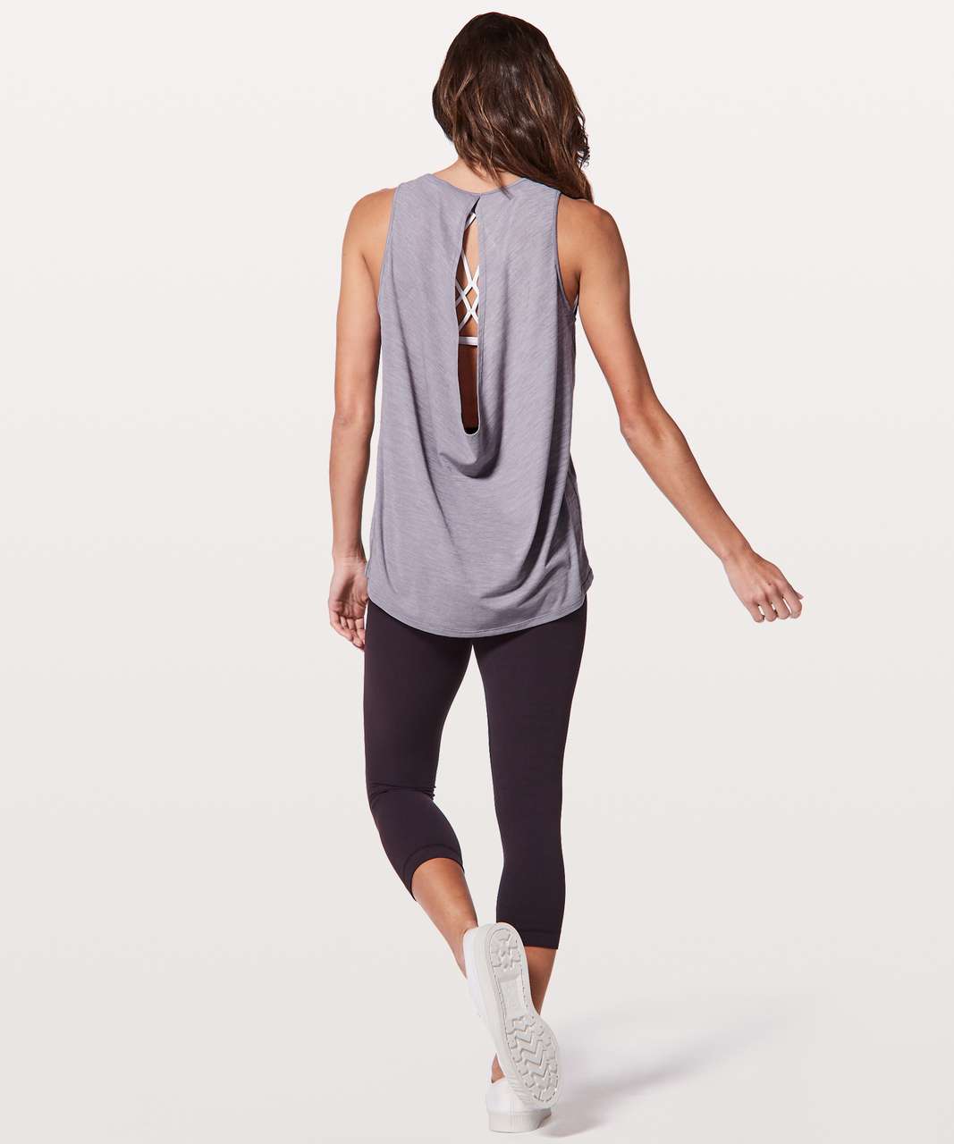 Lululemon Low Key Tank *Silver - Heathered Dusty Dawn