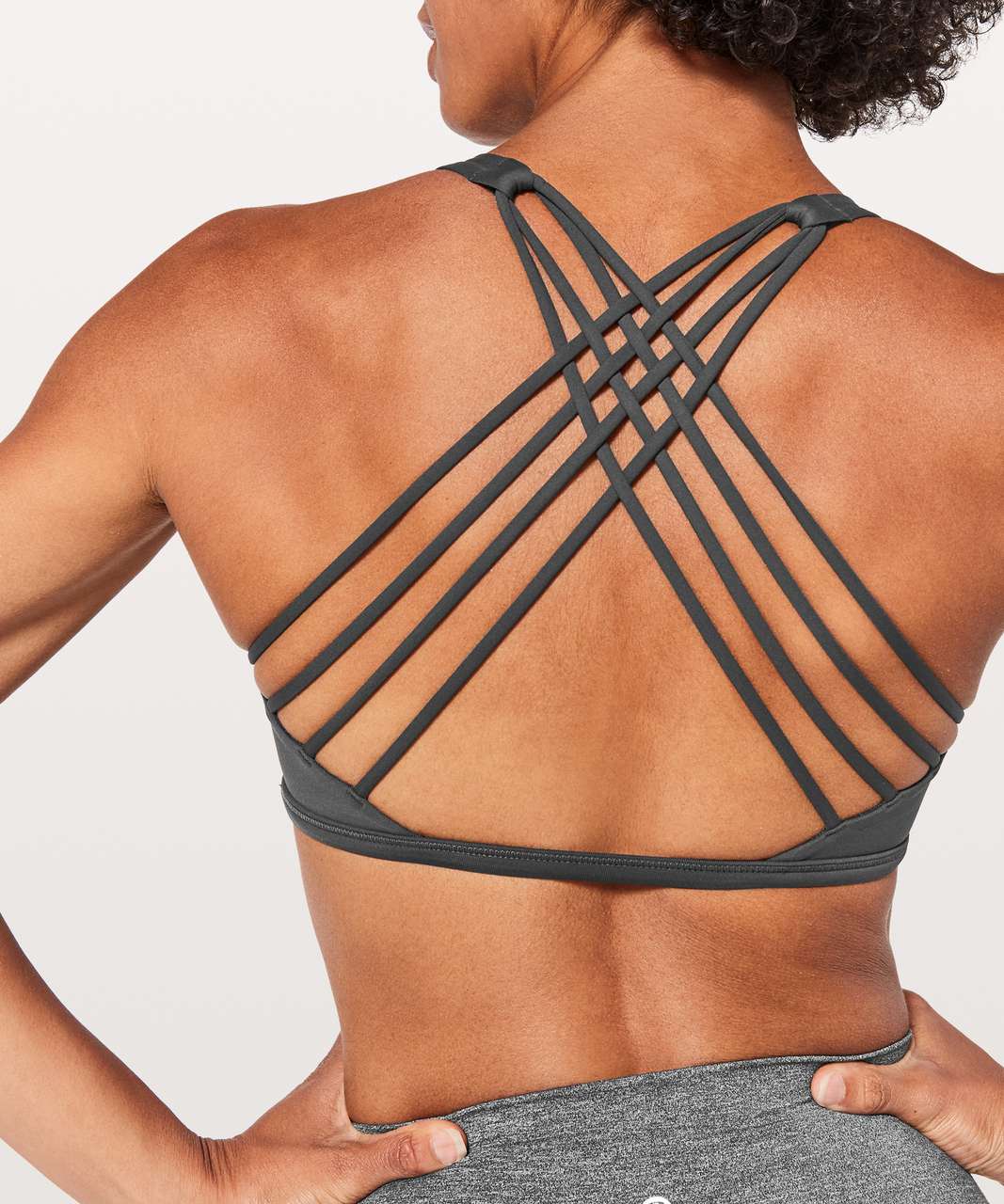 Lululemon Free To Be Bra (Wild) - Graphite Grey - lulu fanatics