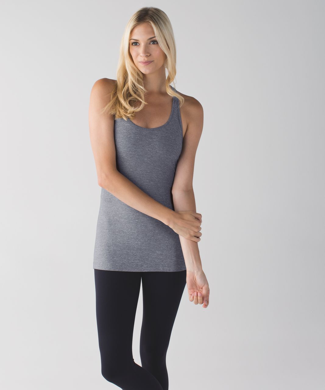 Cotton Spandex Racerback Tank Top Lt Grey - Southern Fashion Boutique Bliss