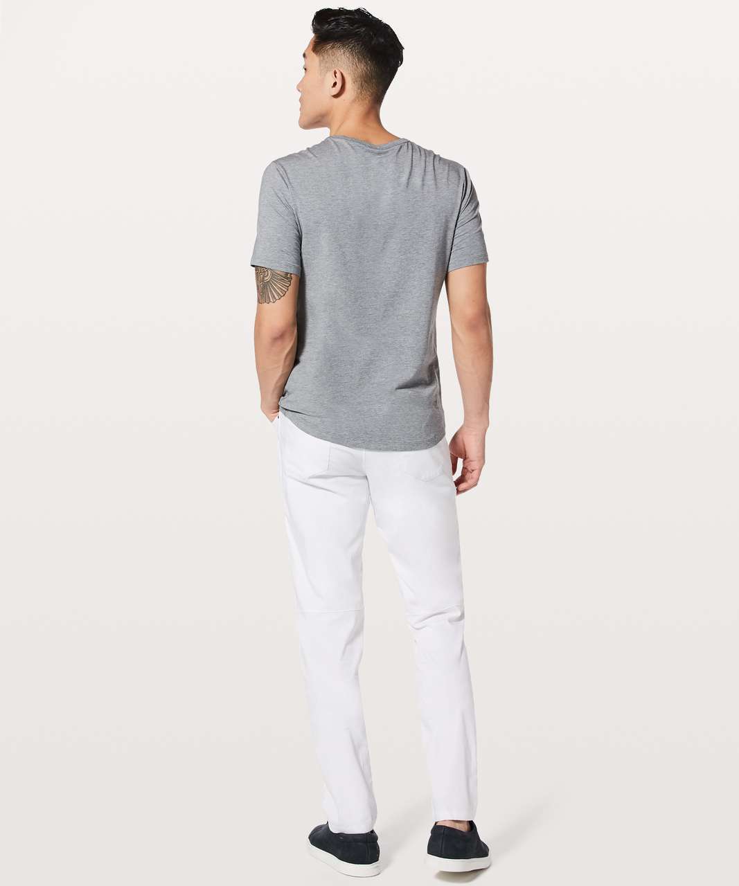 Lululemon ABC Pant Slim *Swift Cotton 34 - White - lulu fanatics