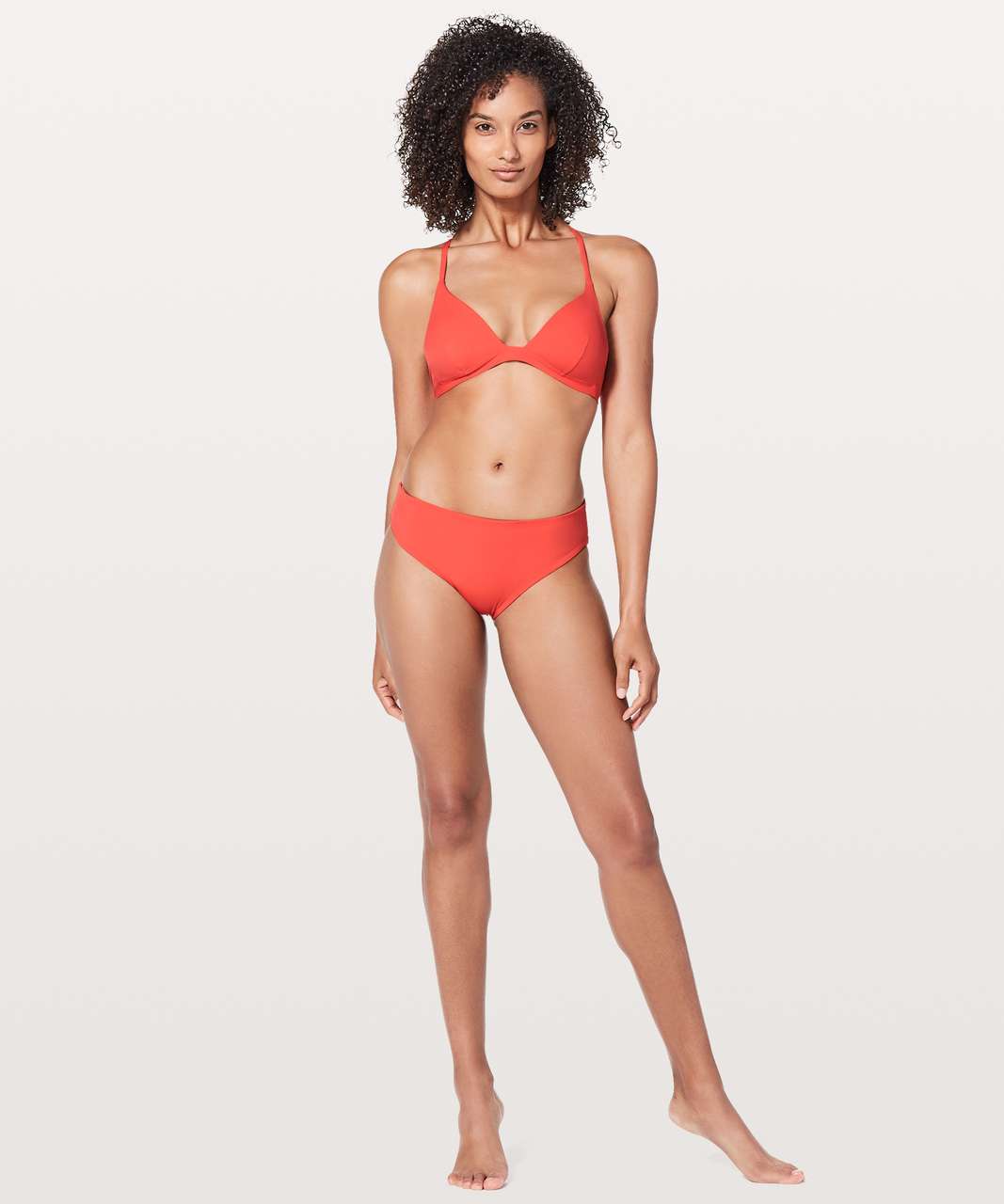 Lululemon Rising Tides Bottom - Red Orange