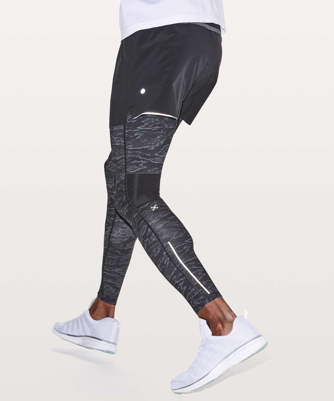 Lululemon Men's Surge Light Reflective Tight 28” (Black) RRP £108