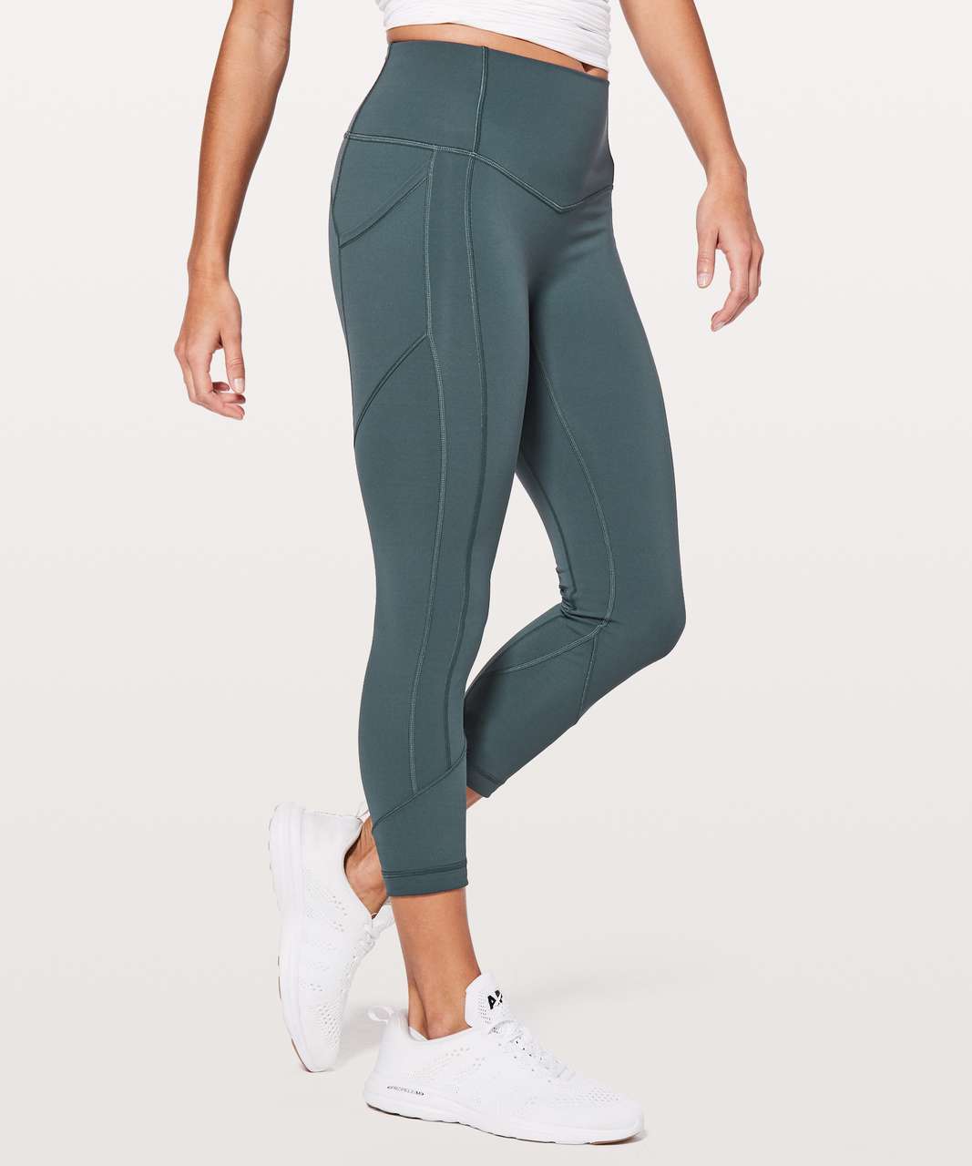 Lululemon All The Right Places Crop II *23" - Gravity
