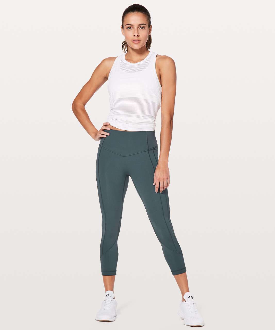 Lululemon All The Right Places Crop II *23" - Gravity