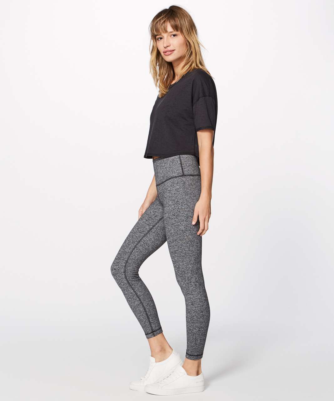 Lululemon Lightest Cropped Tee - Black