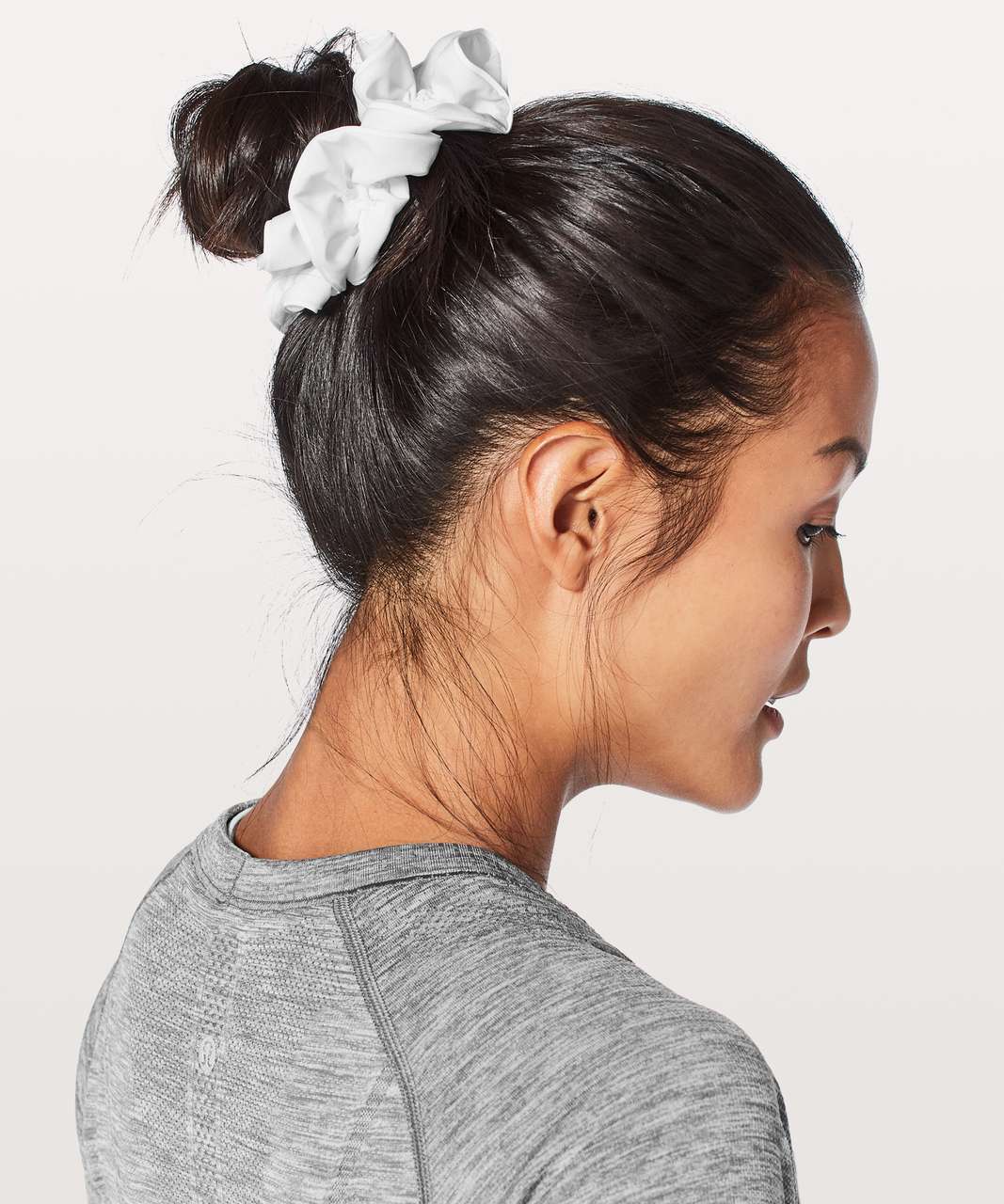 Lululemon Light Locks Scrunchie - White - lulu fanatics