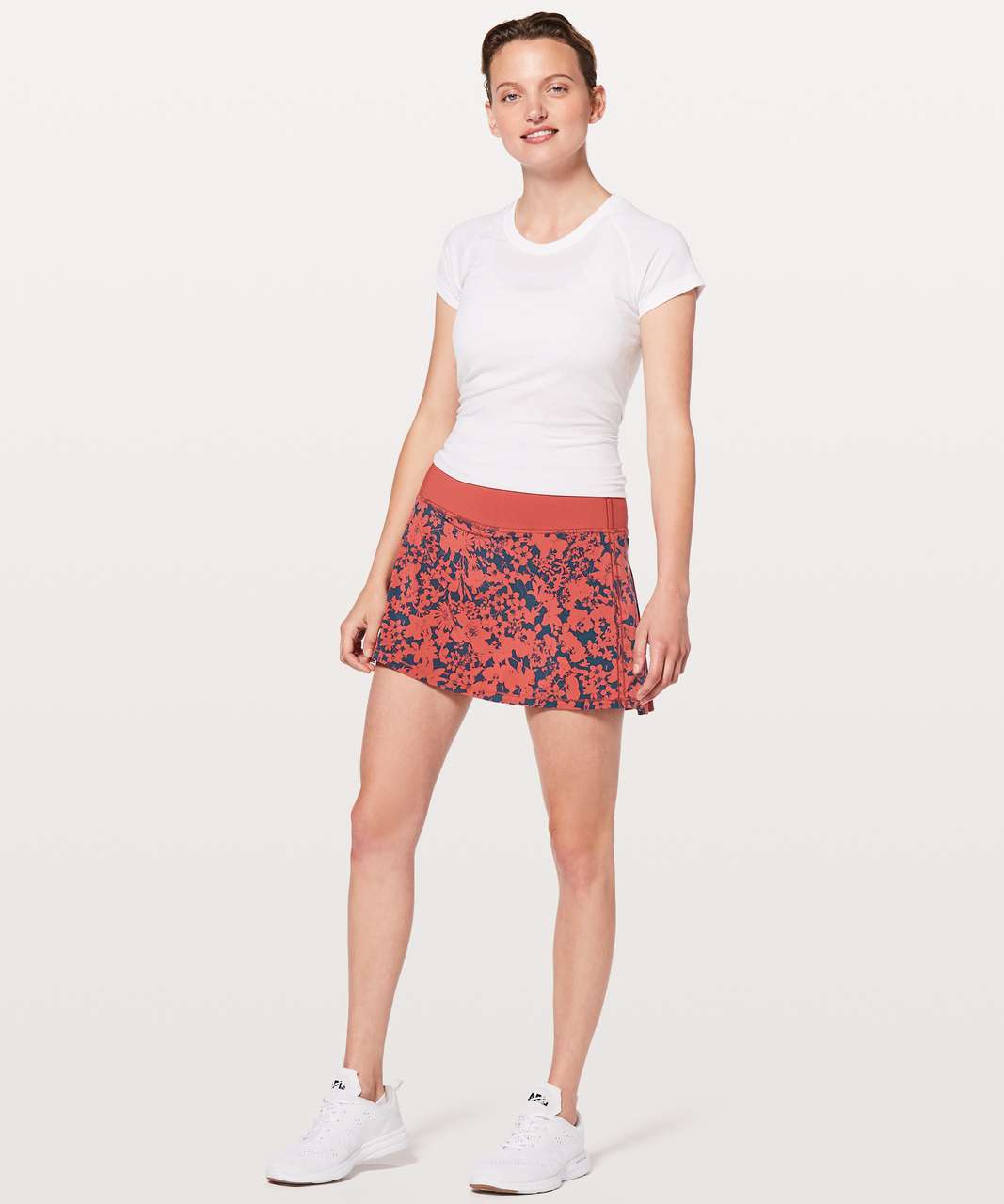 Lululemon Pace Rival Skirt (Tall) *No Panels - Efflorescent Dark Canyon Onyx Blue / Dark Canyon