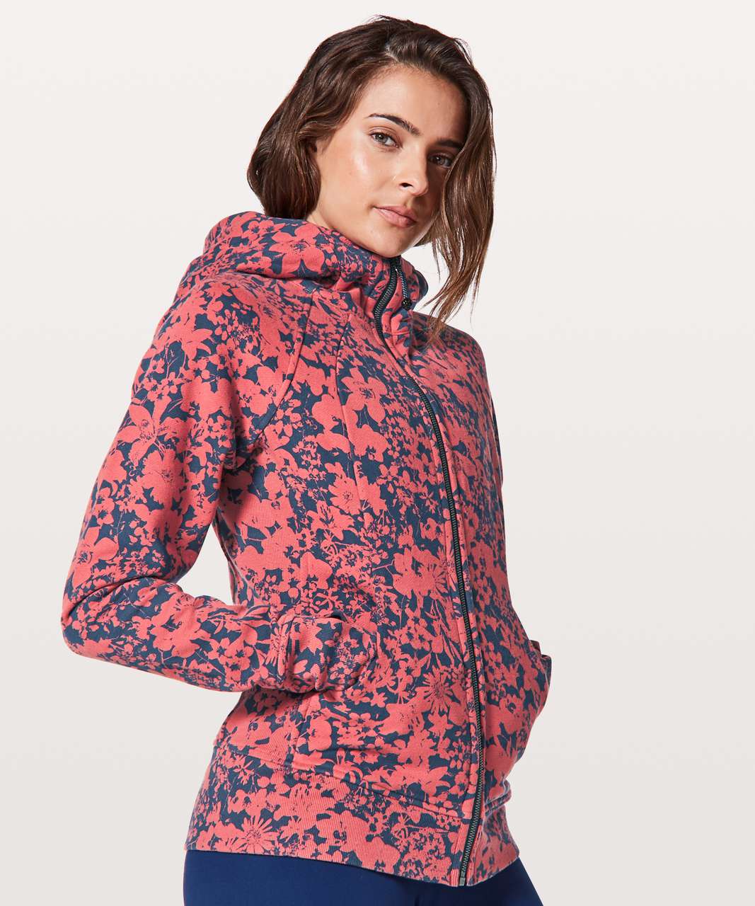 Lululemon Scuba Hoodie *light Cotton Fleece In Printed