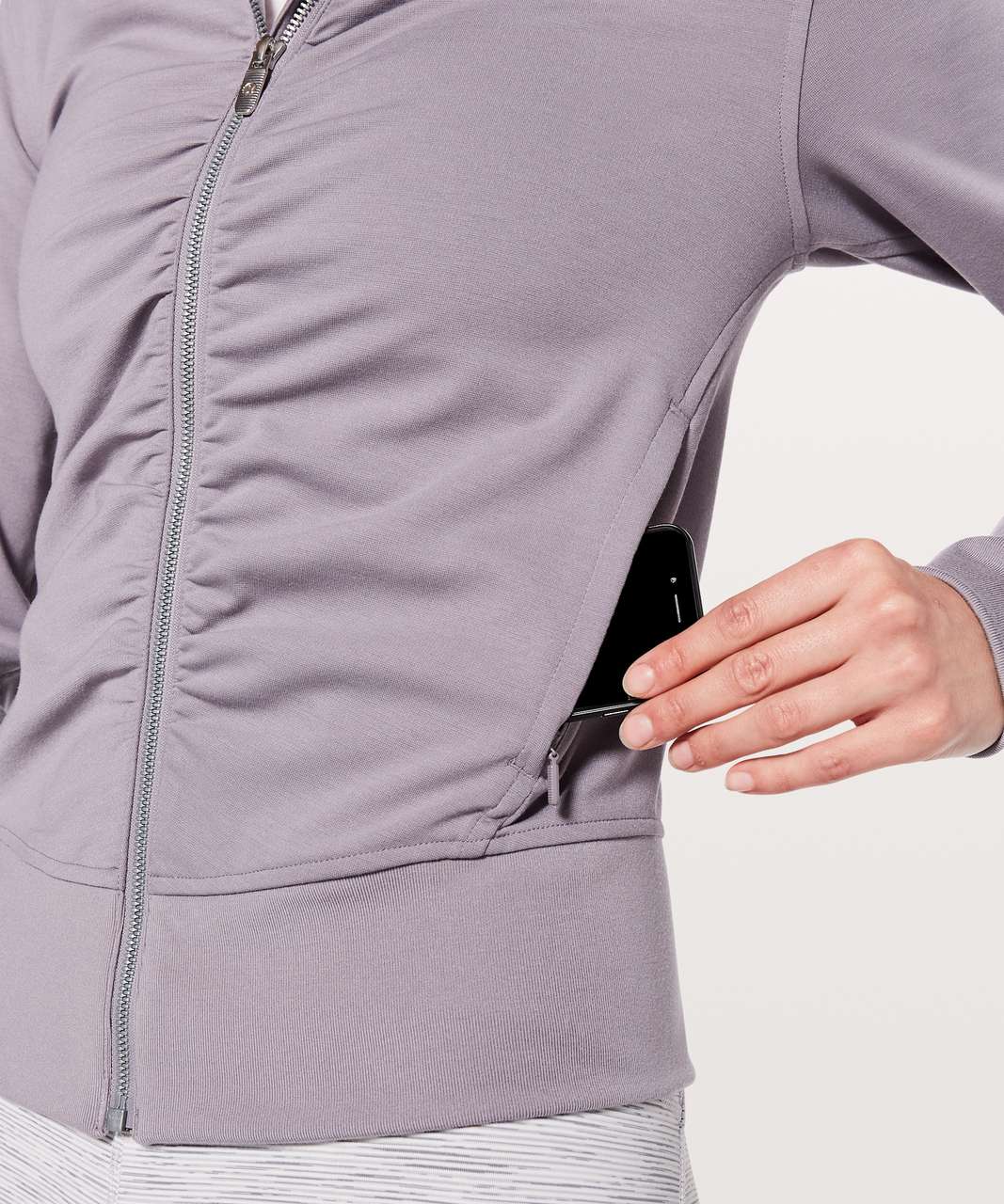 Lululemon Gather Up Jacket - Dusty Dawn - lulu fanatics