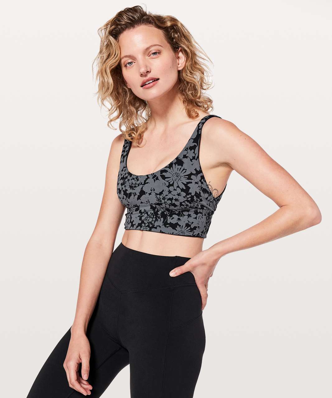 Lululemon Rejuvenate Bra - Efflorescent Nebula Black / Black