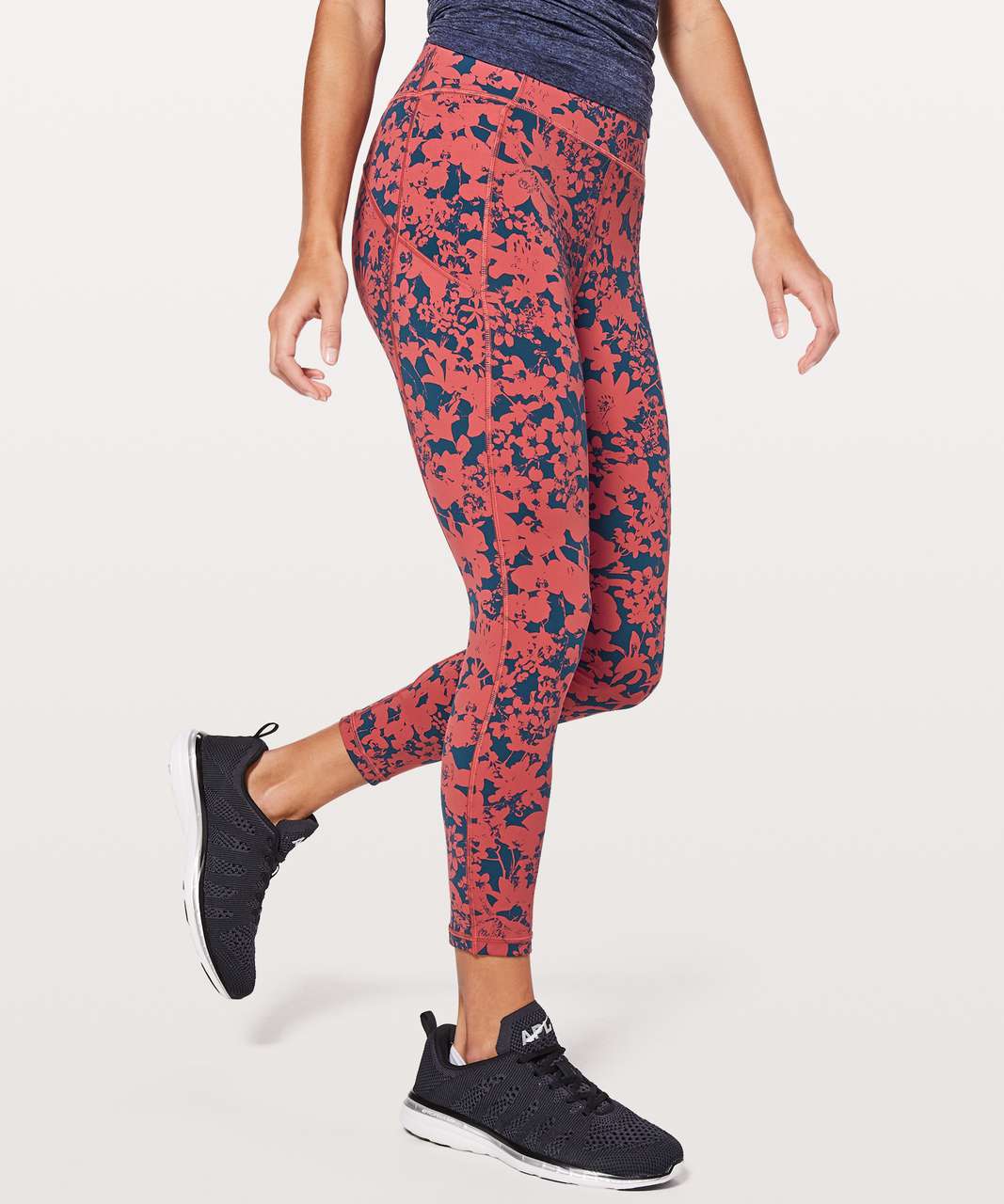 Lululemon Final Lap Crop *23 - Efflorescent Dark Canyon Onyx Blue - lulu  fanatics