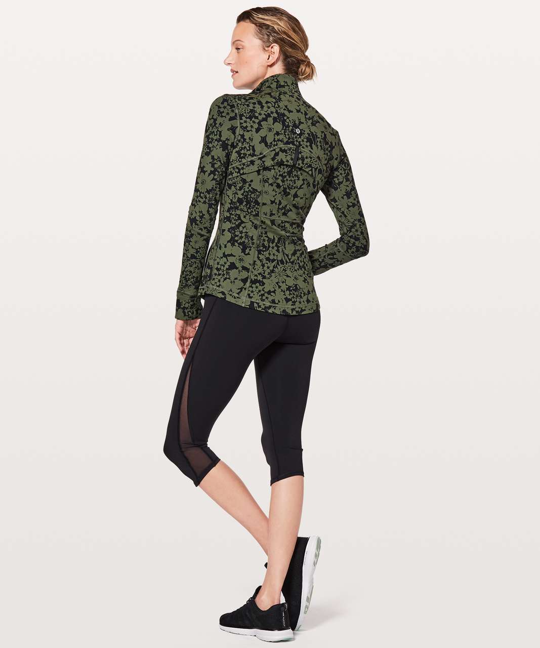 Lululemon Define Jacket - Efflorescent Barracks Green Black