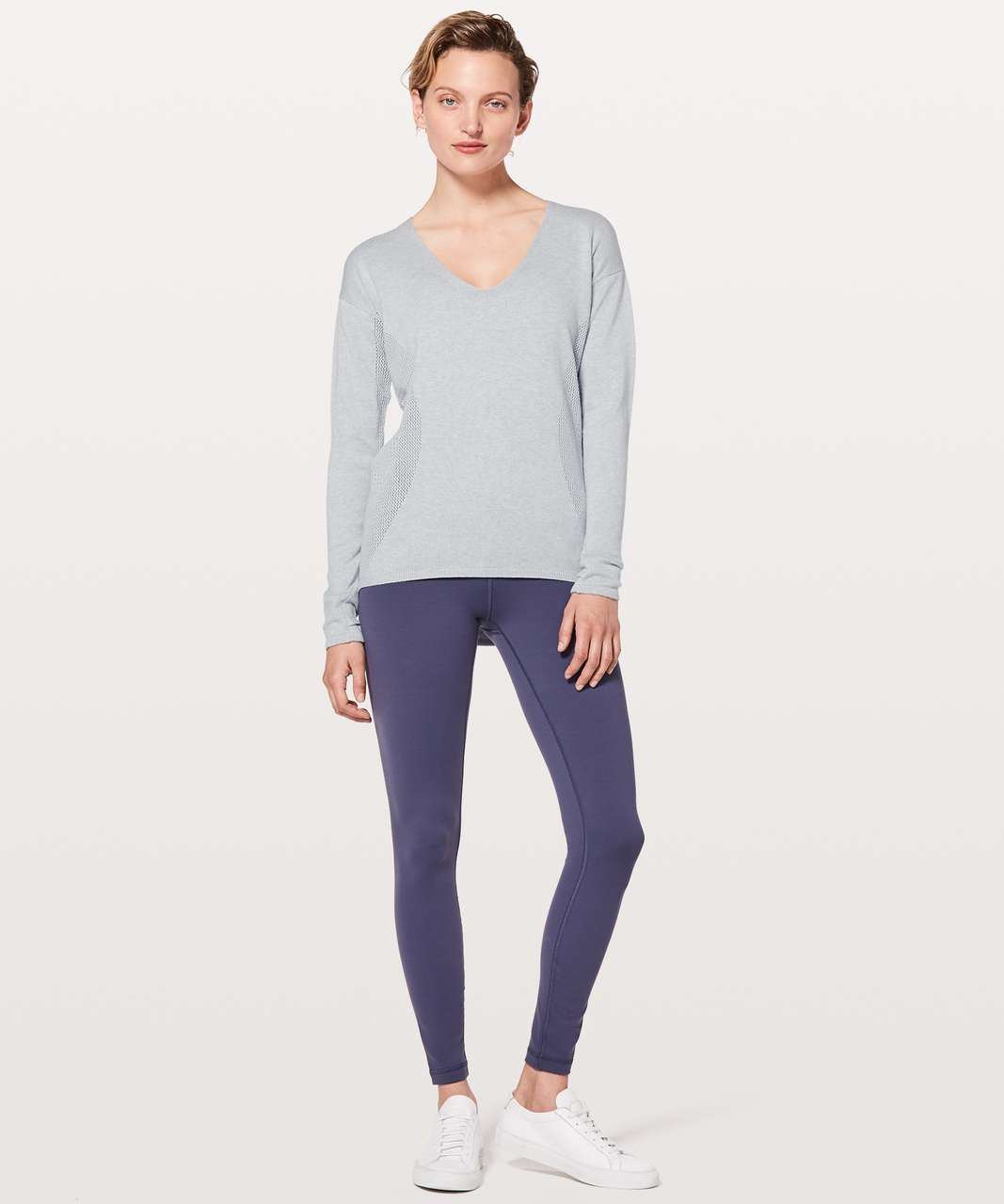 Lululemon Still Movement Sweater - Heathered Dawn Blue