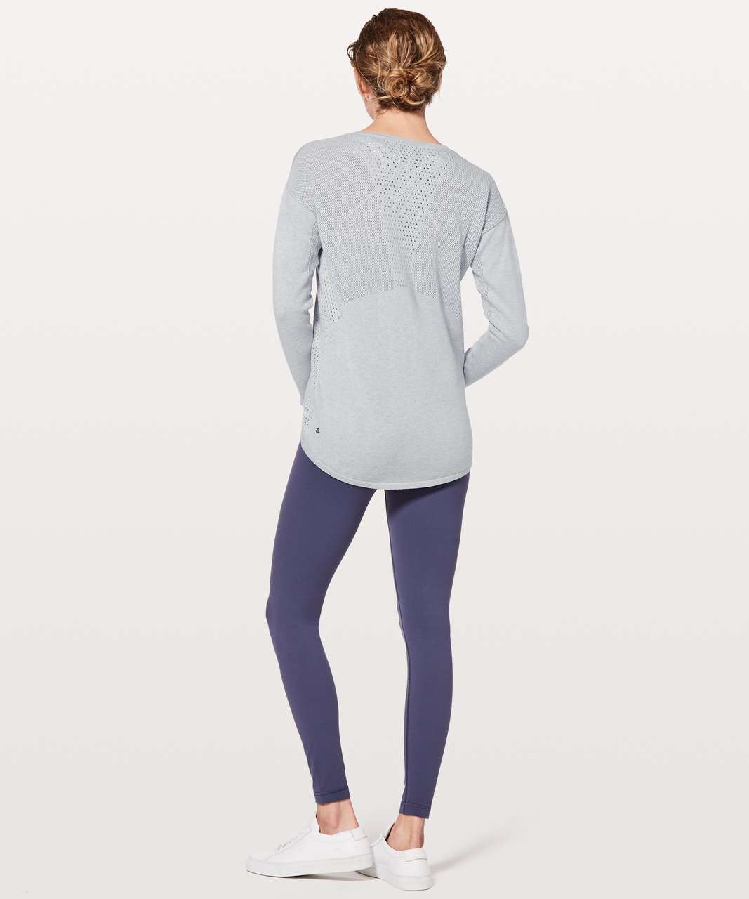 Lululemon Still Movement Sweater - Heathered Dawn Blue