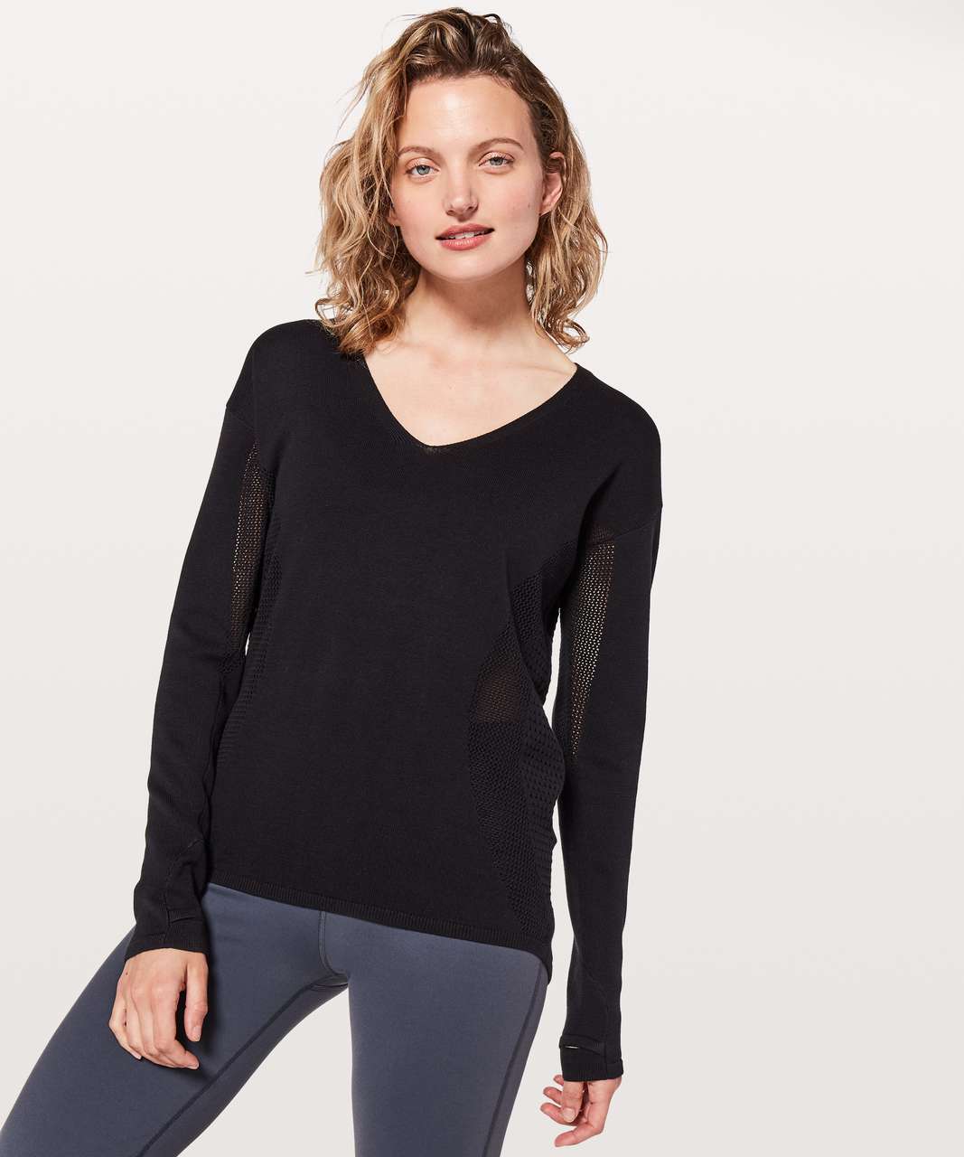  Lululemon STILL MOVEMENT SWEATER - BLACK (4) : Clothing, Shoes  & Jewelry