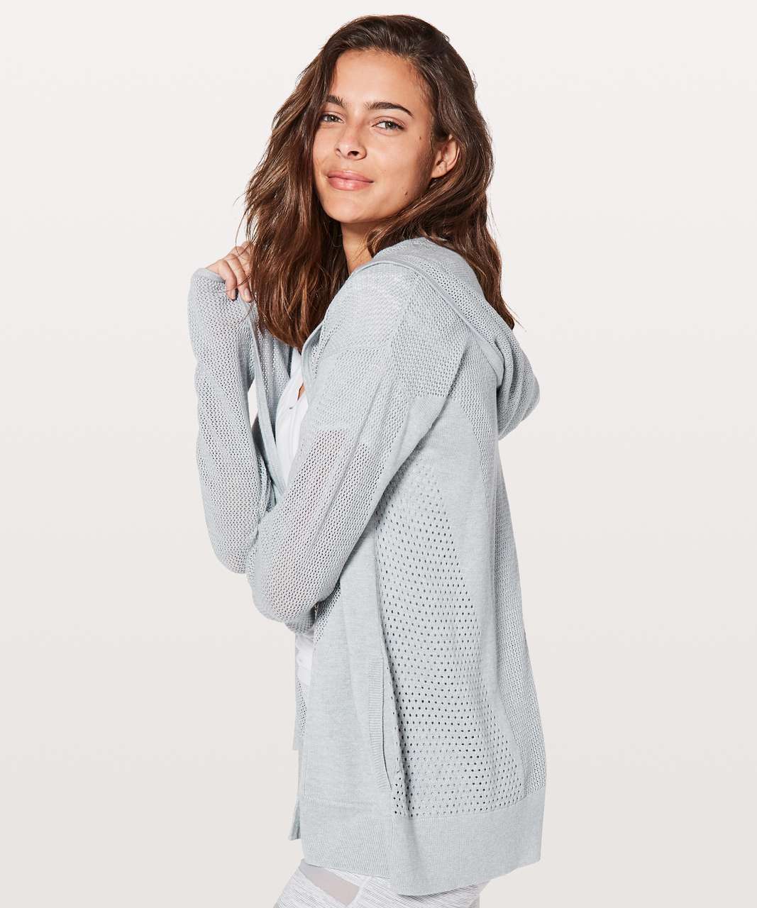 Lululemon Still Movement Wrap - Heathered Dawn Blue