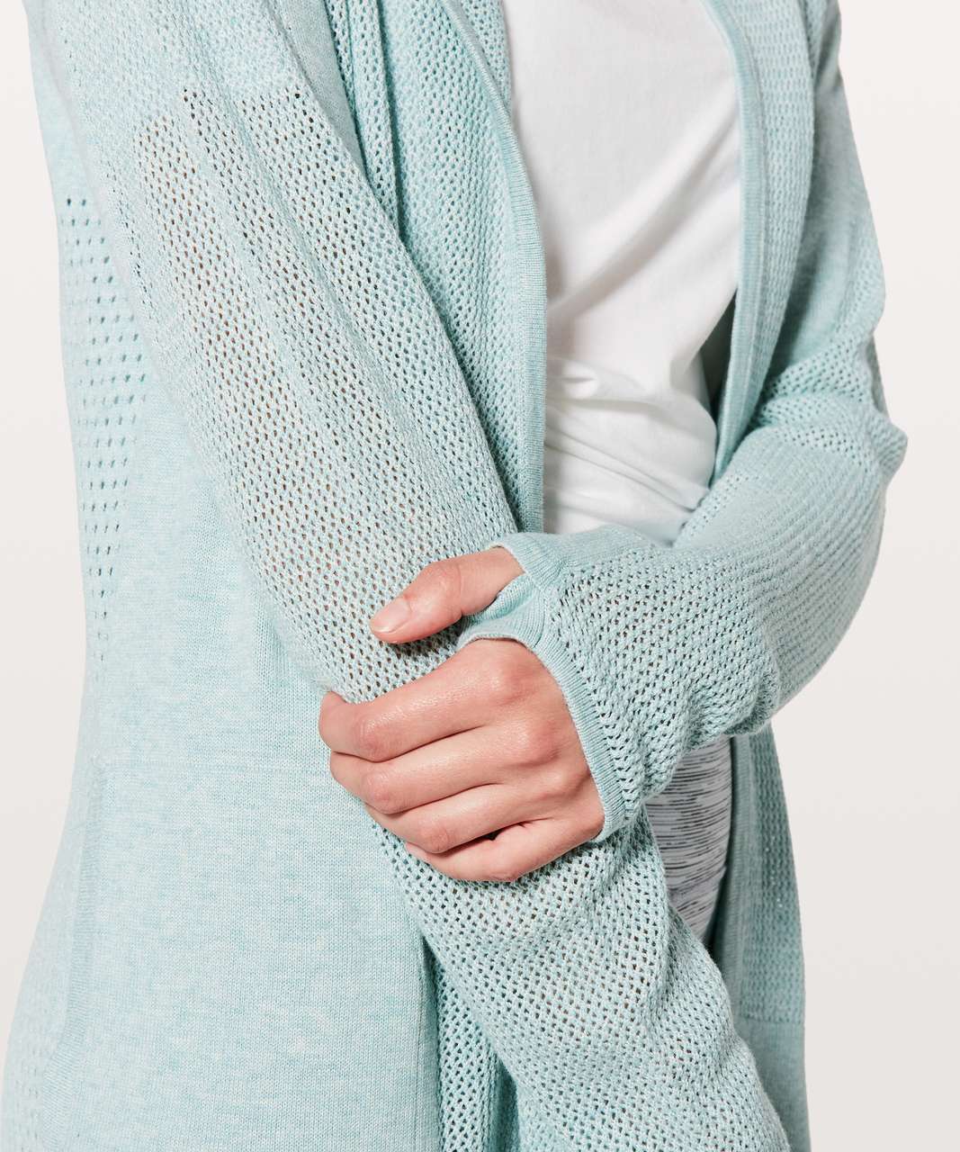 Lululemon Still Movement Wrap - Heathered Frosty