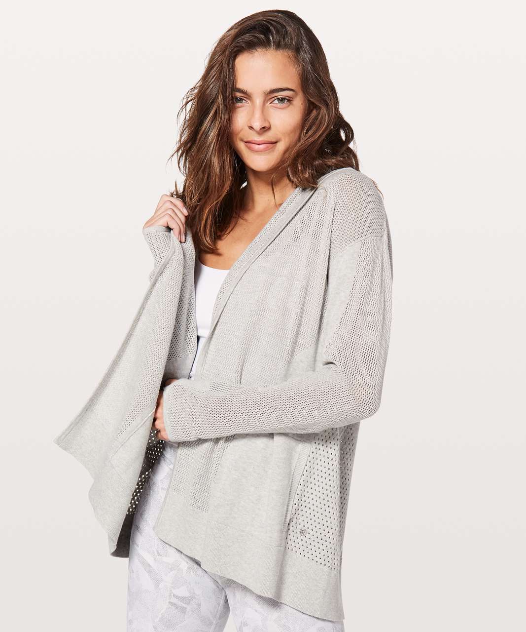 Lululemon Still Movement Wrap - Heathered Nimbus