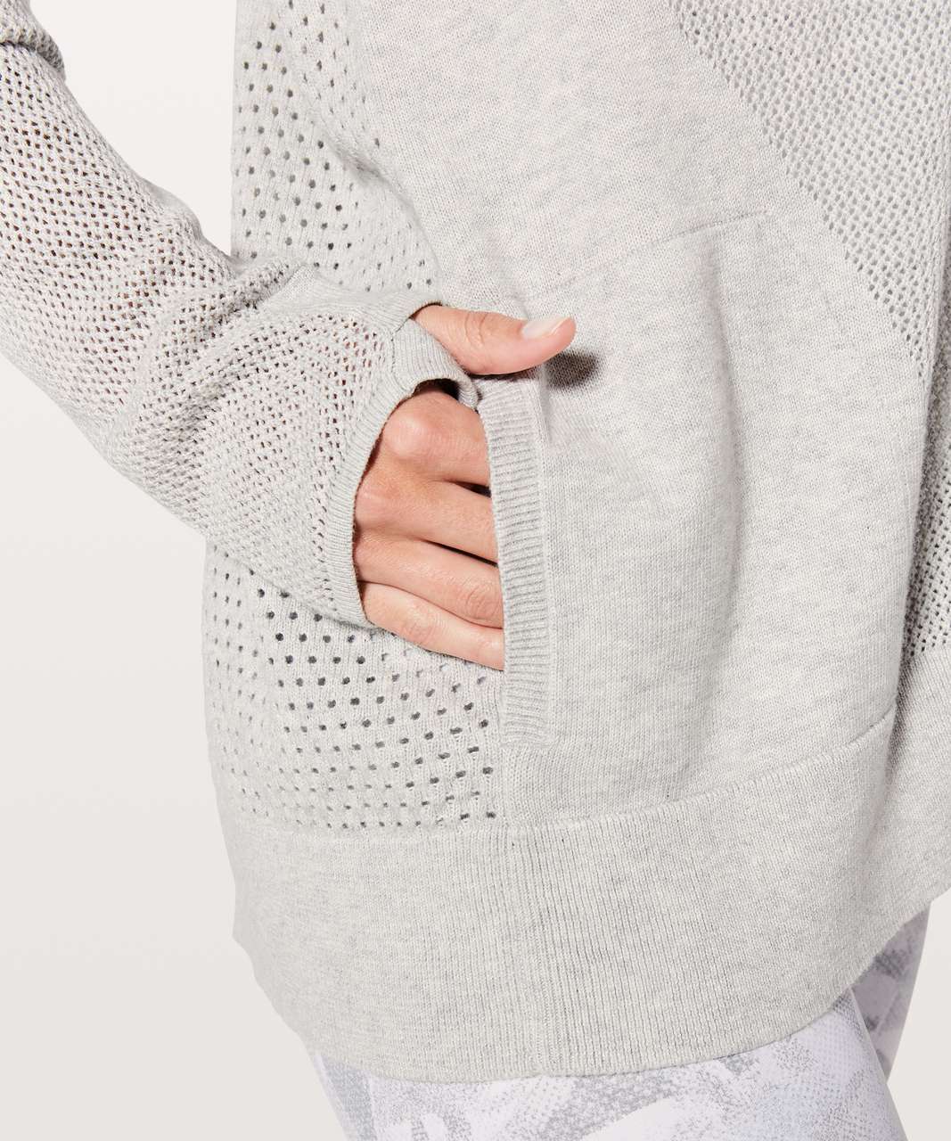 Lululemon Still Movement Wrap - Heathered Nimbus