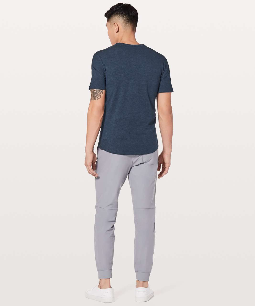 Lululemon 5 Year Basic Tee *Updated Fit - Heathered Nautical Navy