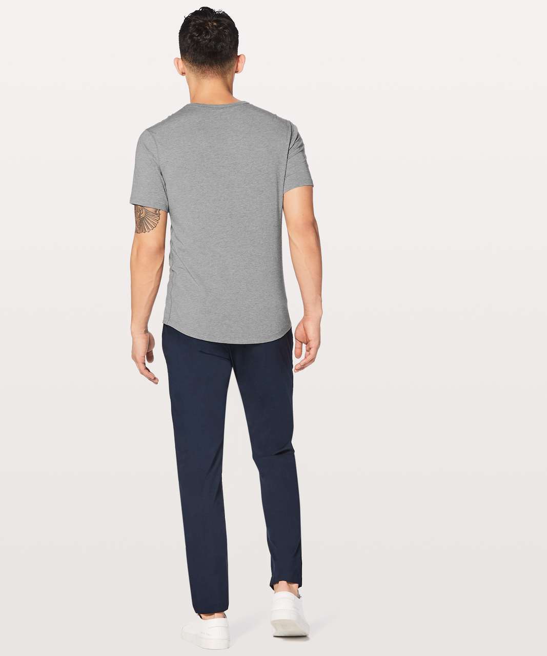 Lululemon 5 Year Basic Tee *Updated Fit - Heathered Medium Grey