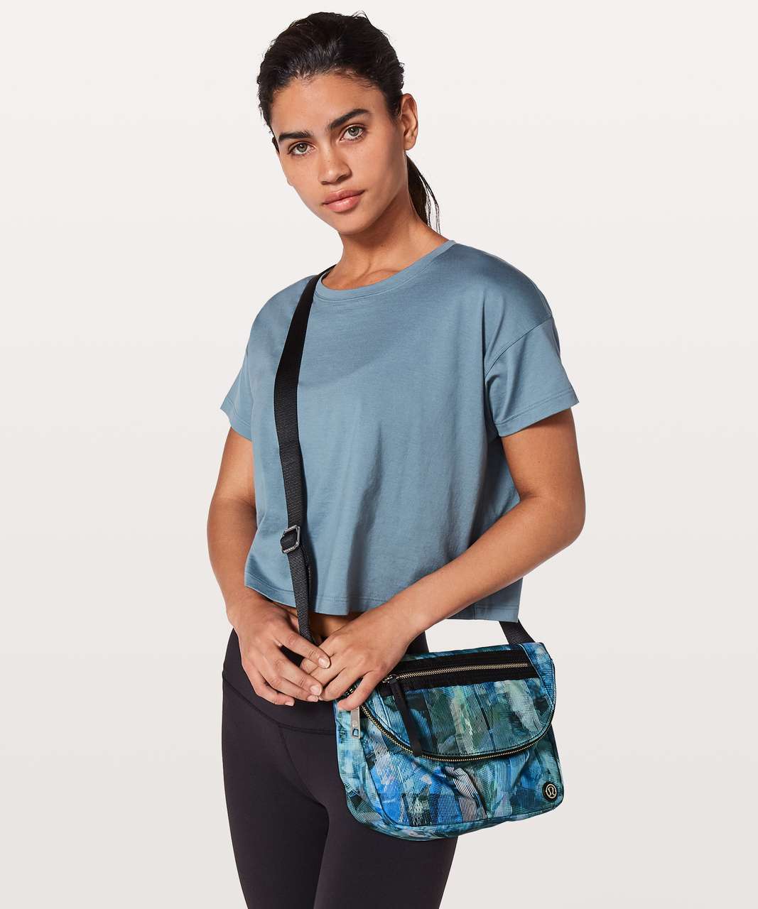 Lululemon Festival Bag II *5L - Sun Dazed Multi Blue / Black - lulu ...