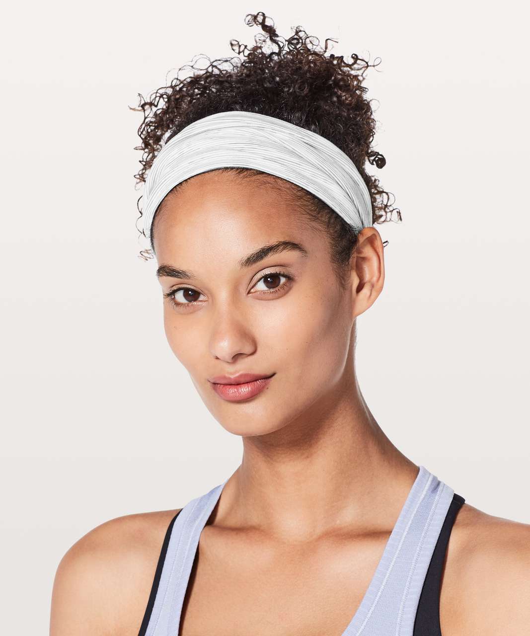 Lululemon Fringe Fighter Headband - Wee Are From Space Nimbus Battleship / Heathered Black