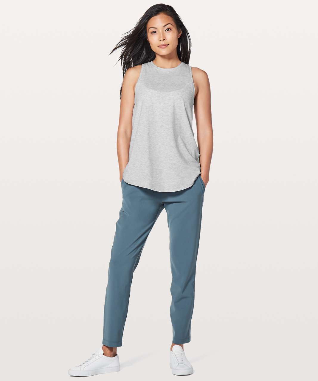 Lululemon All Tied Up Tank - Heathered Core Ultra Light Grey (First Release)